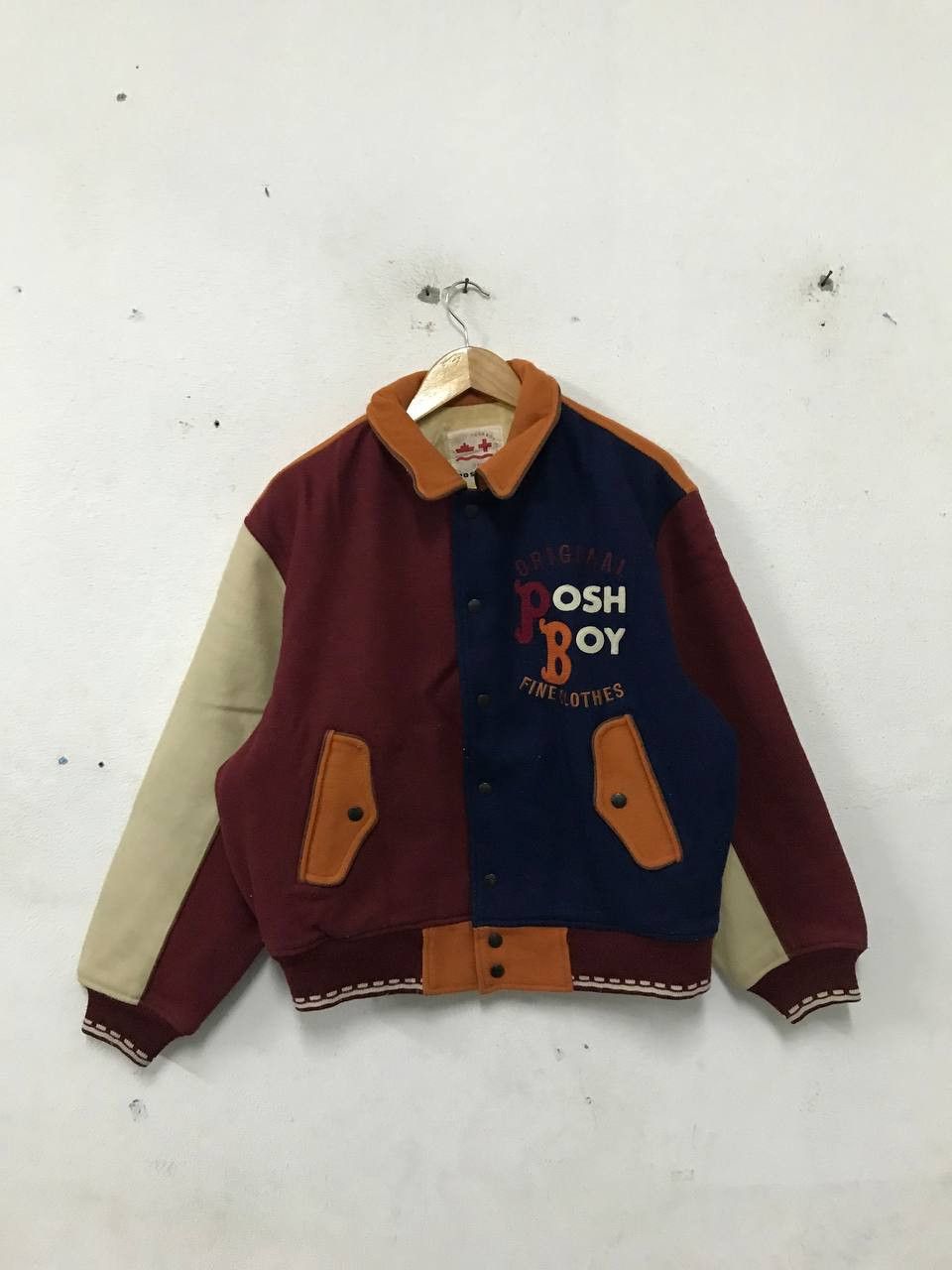Japanese Brand × Vintage VINTAGE MULTICOLOUR POSH BOY VARSITY Size US L / EU 52-54 / 3 - 2 Thumbnail