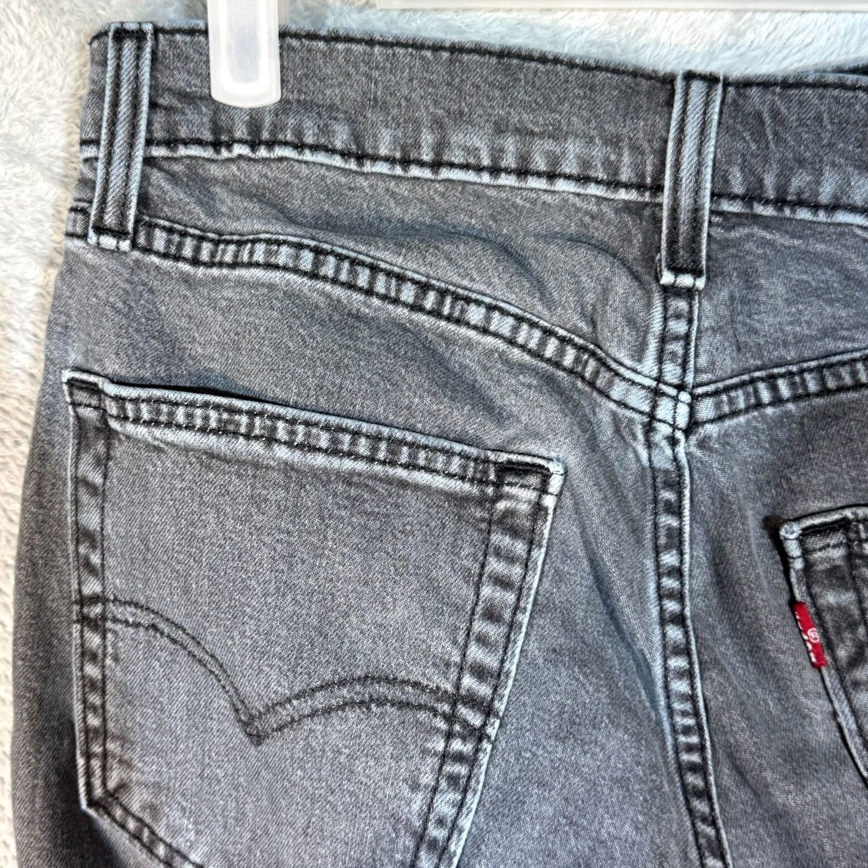 Levi's Levi’s 512 Jeans Slim Tapered Gray 30x30 Men’s Regular Denim Stretch Modern Outdoor 90s? No, 512 fits Mens Jeans Size US 30 / EU 46 - 6 Thumbnail