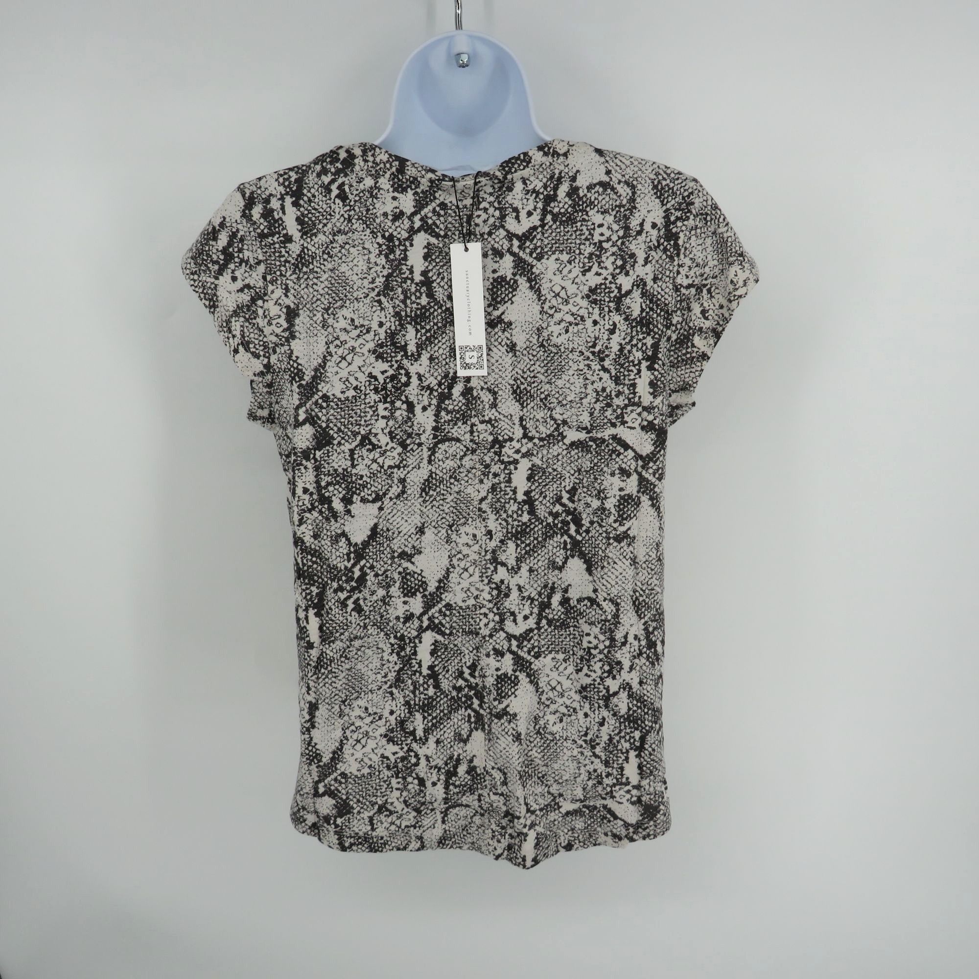 Sanctuary Sanctuary Women's XS Snake Print Cap Sleeve Top NWT Size XS / US 0-2 / IT 36-38 - 4 Thumbnail