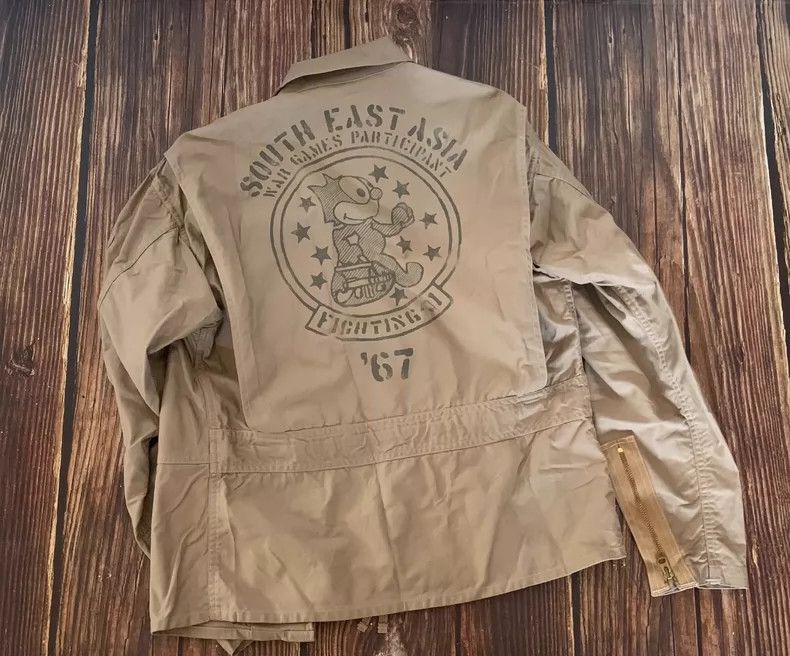 The Real McCoy's The REAL McCOY'S Navy Deck Jacket, Felix the Cat Theme Size US M / EU 48-50 / 2 - 2 Thumbnail