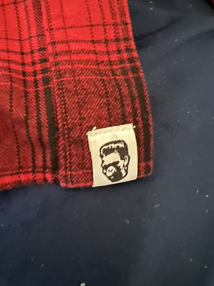 Bape BAPE Check Shark Relaxed Fit Flannel Shirt Size US XL / EU 56 / 4 - 7 Thumbnail