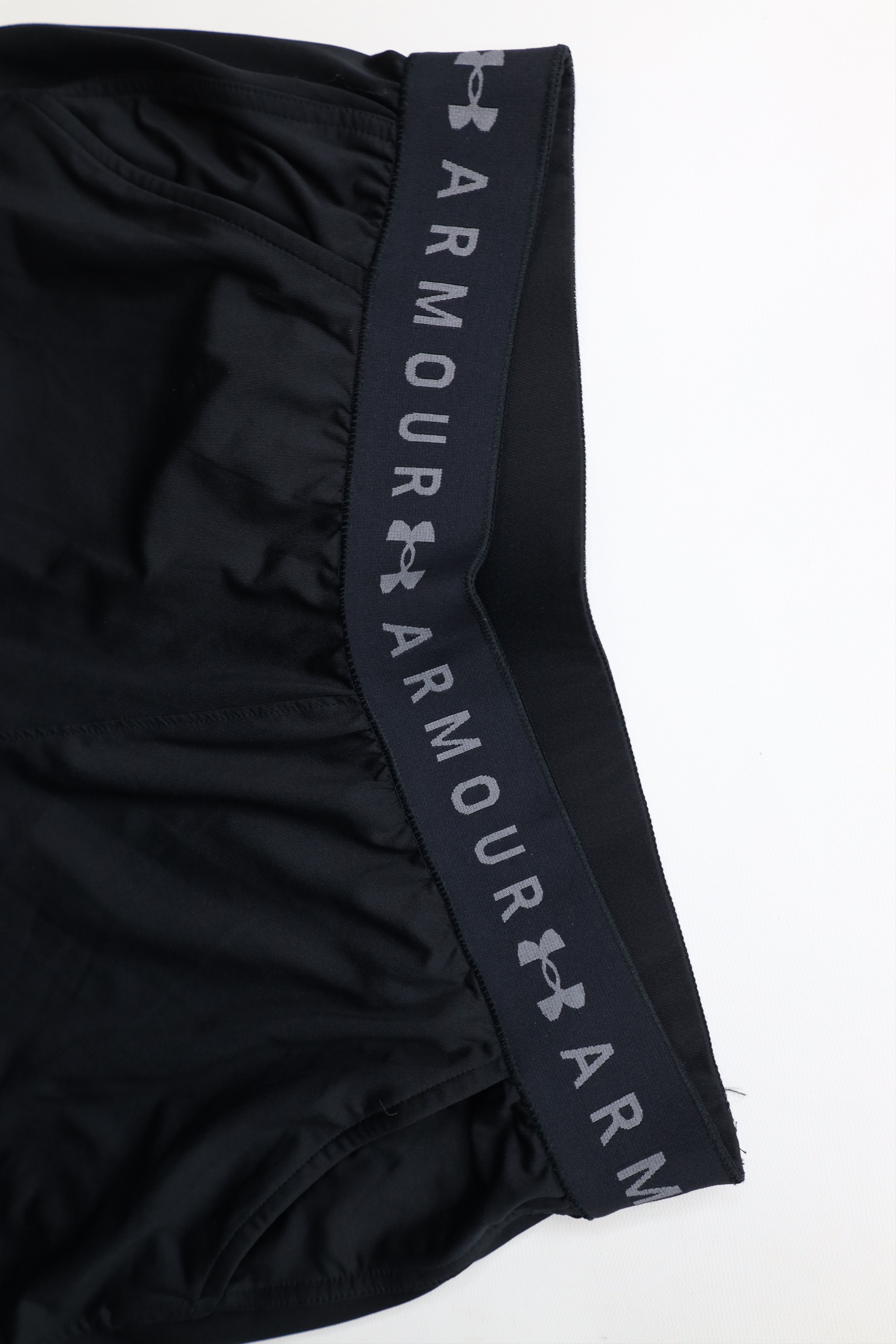 Under Armour × Vintage Under Armour Spell Compression Sport Crop Pants Capris Black Size 28" / US 6 / IT 42 - 7 Thumbnail