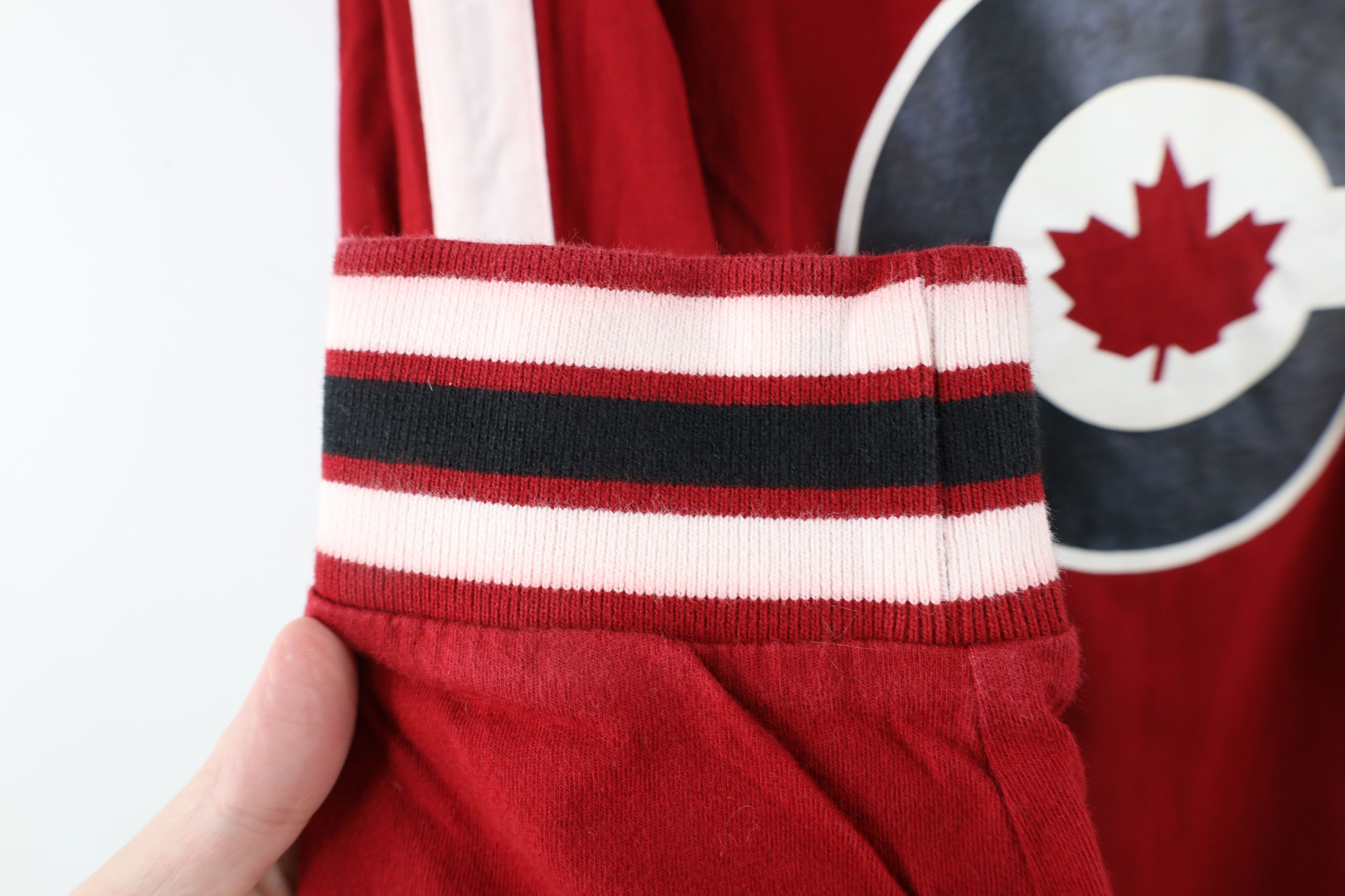 Hudson × Vintage Hudsons Bay Co Team Canada Olympics Long Sleeve T-Shirt Size US L / EU 52-54 / 3 - 8 Thumbnail