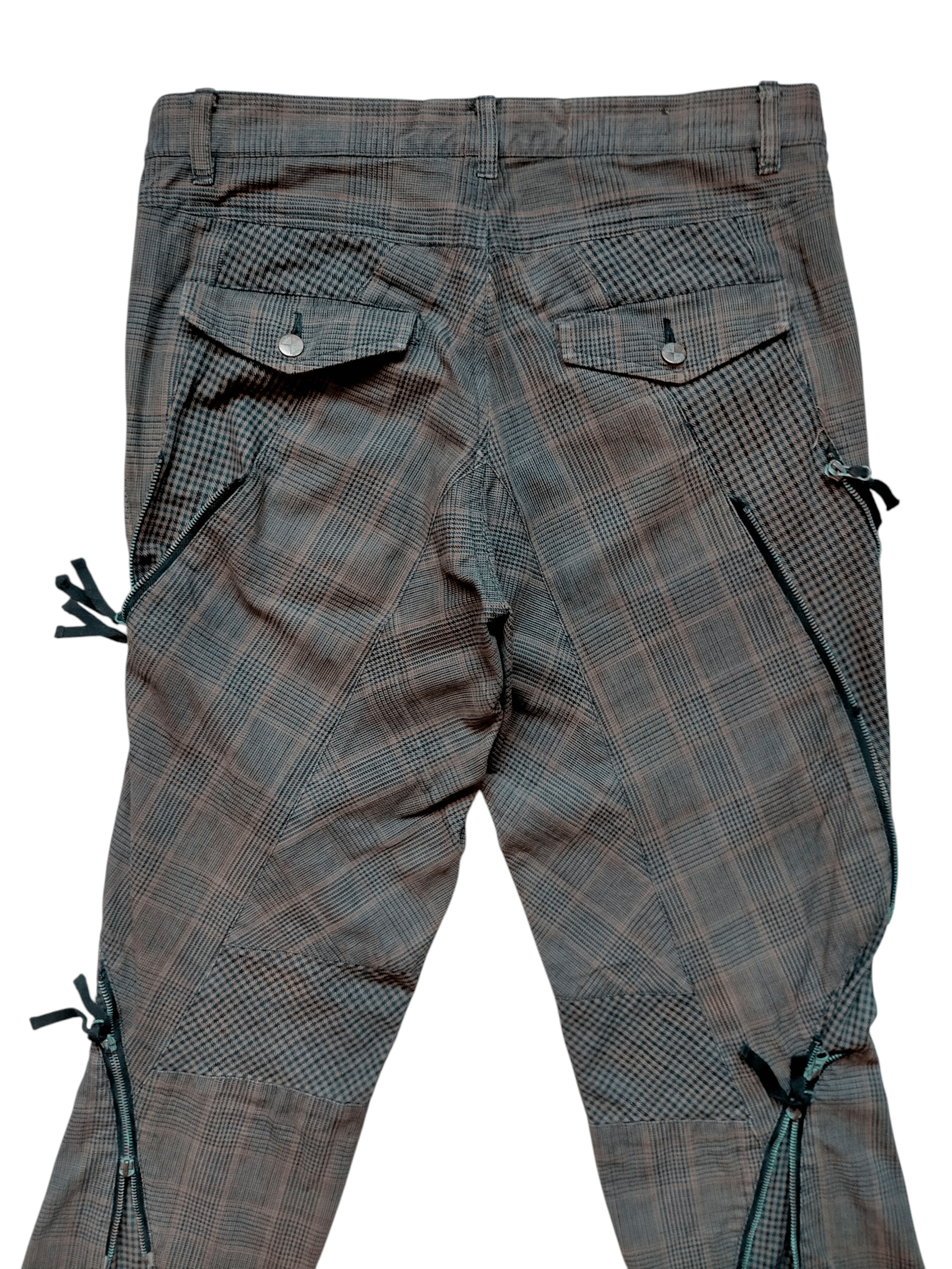 Final Home Final Home Japan Check Patchwork Zipped Trouser Pants Size US 36 / EU 52 - 10 Thumbnail