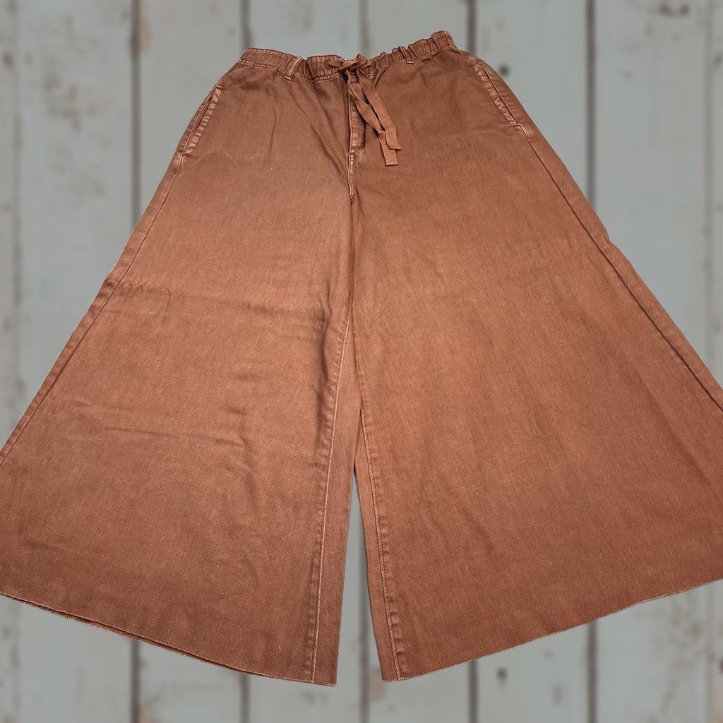 Free People VINTAGE Free People We The Free Pants High Rise Ultra Wide Leg Clover Copper NWT Size 36" / US 14 / IT 50 - 1 Thumbnail