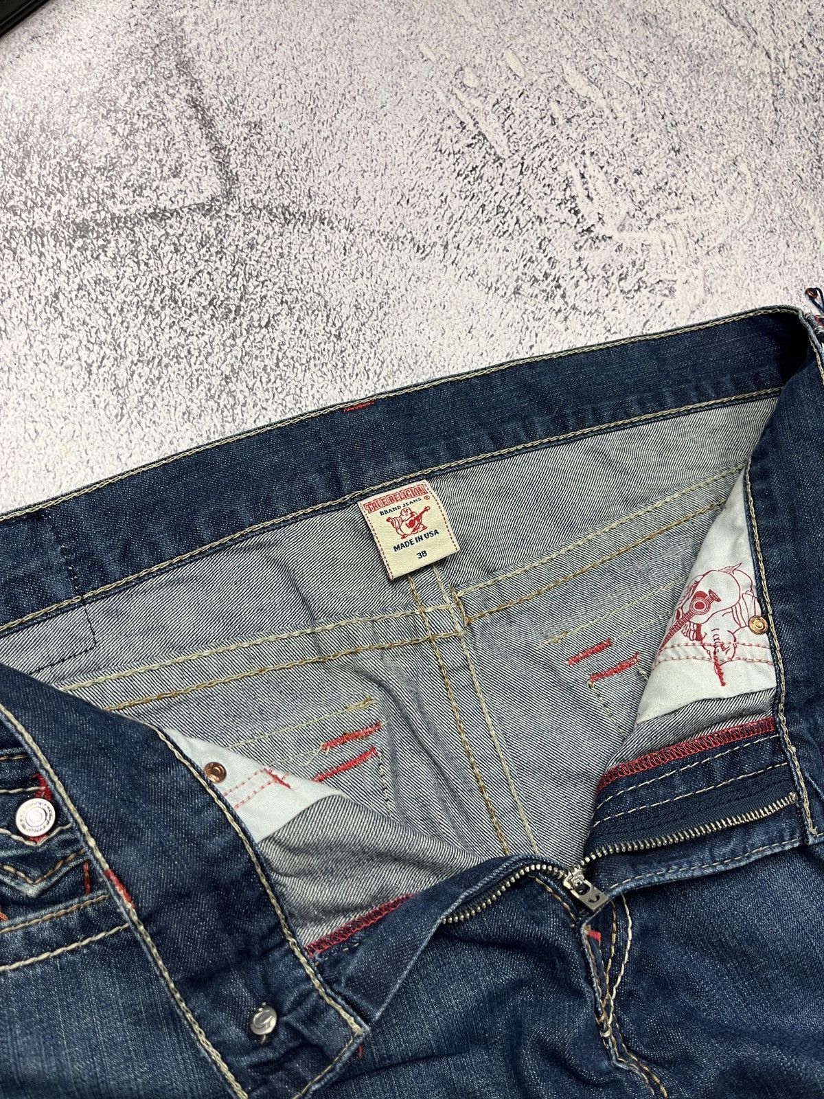 True Religion True Religion Straight Jeans Made In USA Chief Keef Style 38 Size US 38 / EU 54 - 15 Thumbnail