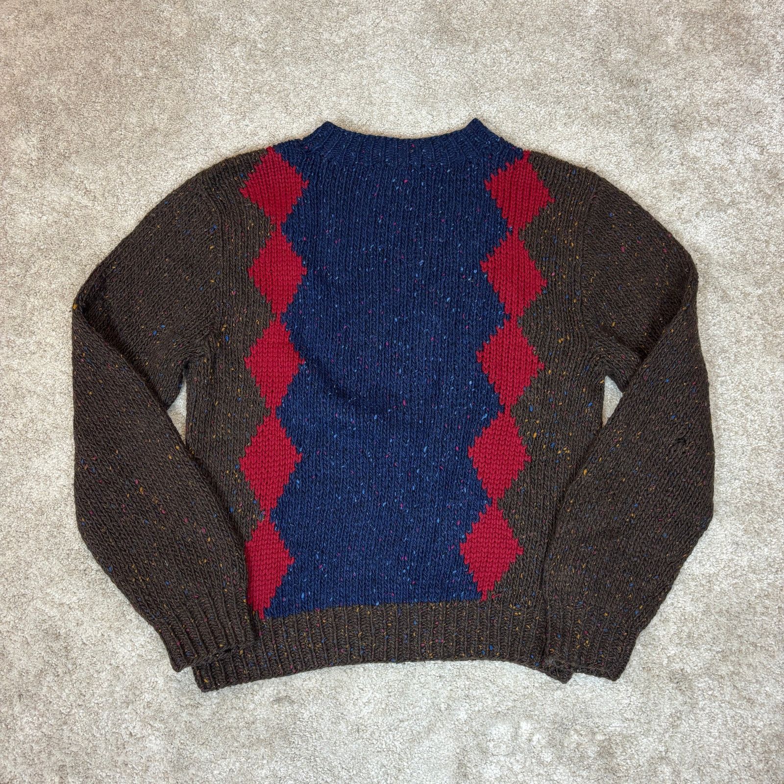 Vintage × Yves Saint Laurent Vintage Yves Saint Laurent YSL Menswear Wool Sweater Large Size US L / EU 52-54 / 3 - 3 Thumbnail