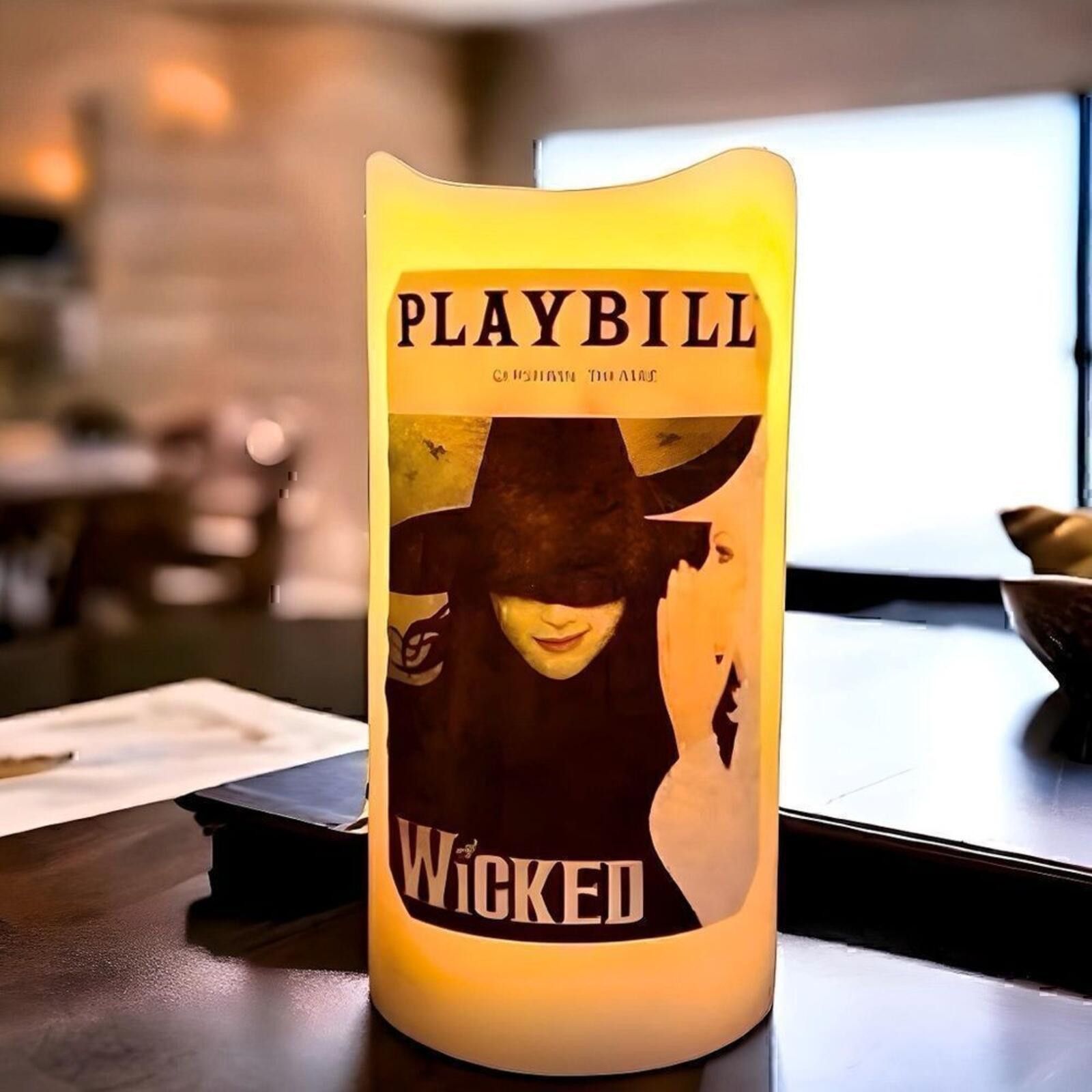 Other Wicked Playbill LED Candle - Flameless, Realistic Glow Size ONE SIZE - 2 Thumbnail