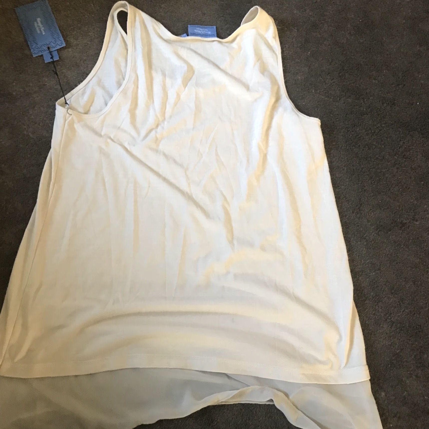 Vintage **Princess Vera Wang Beige Women L Tank Top** User: Princess Vera Wang Beige Women L Tank Top Size L / US 10 / IT 46 - 4 Thumbnail