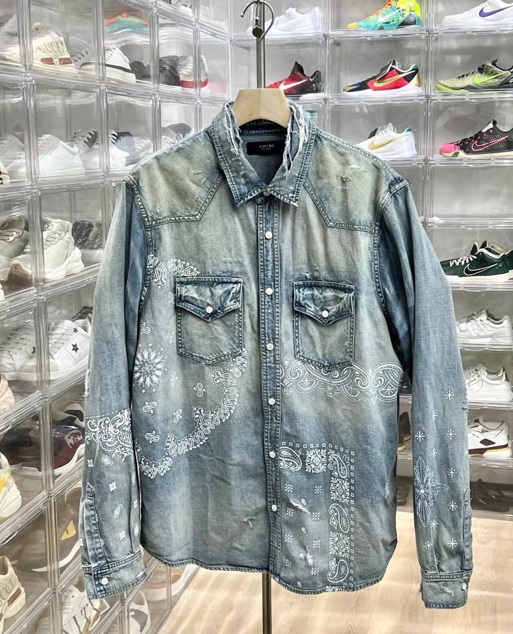 Amiri Amiri Paisley Print Shirt Size US XXL / EU 58 / 5 - 1 Thumbnail