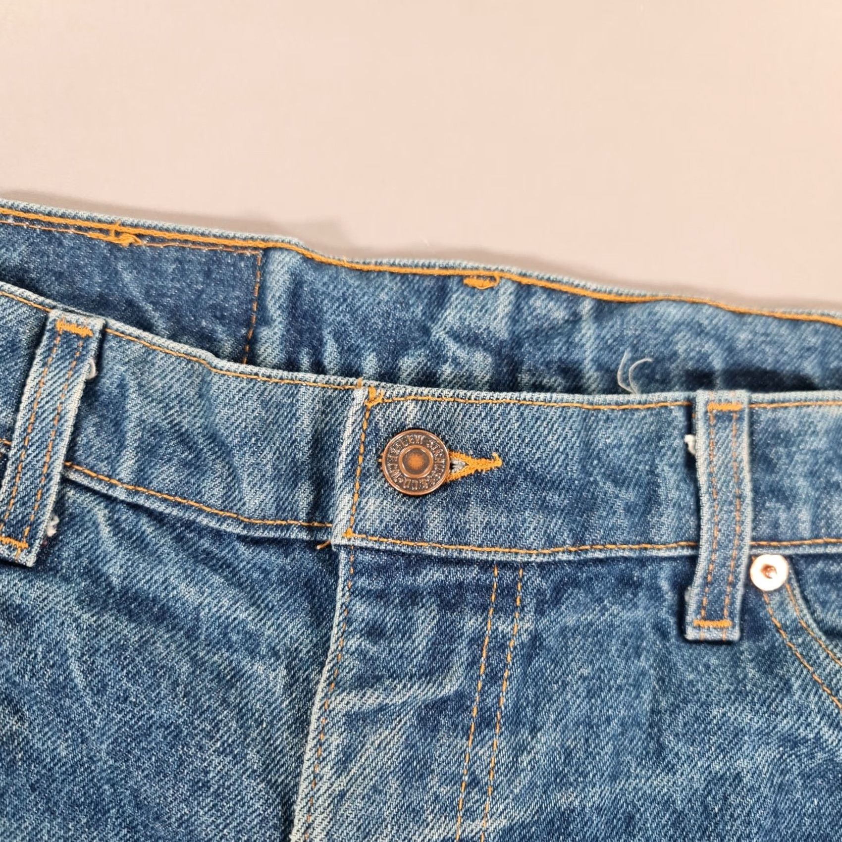 Levi's VINTAGE Levi's 517 Jeans Jeans Bootcut Denim 90s Blue W38 L28 Made In USA Mens Regular 5-Pocket Comfort Jacket? Size US 38 / EU 54 - 3 Thumbnail