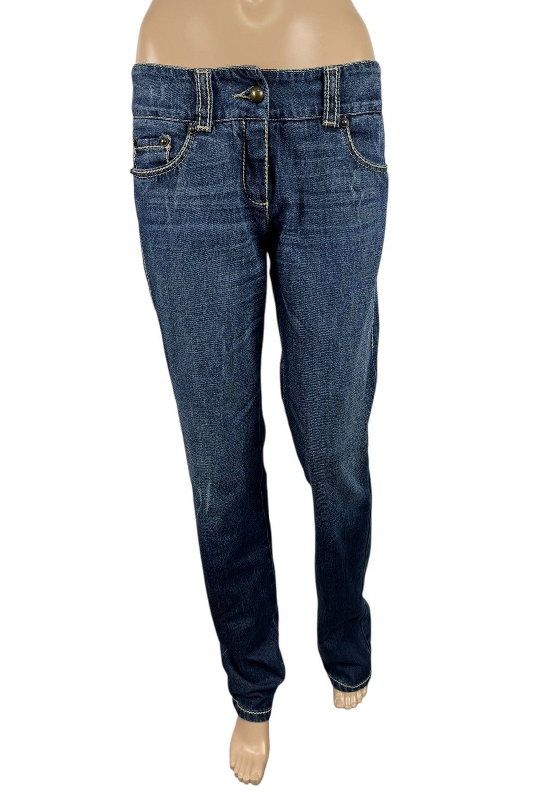 Other Angelo Mozzillo Fashion Fantasy Art Denim Jeans Vintage 42 Size 28" / US 6 / IT 42 - 5 Thumbnail