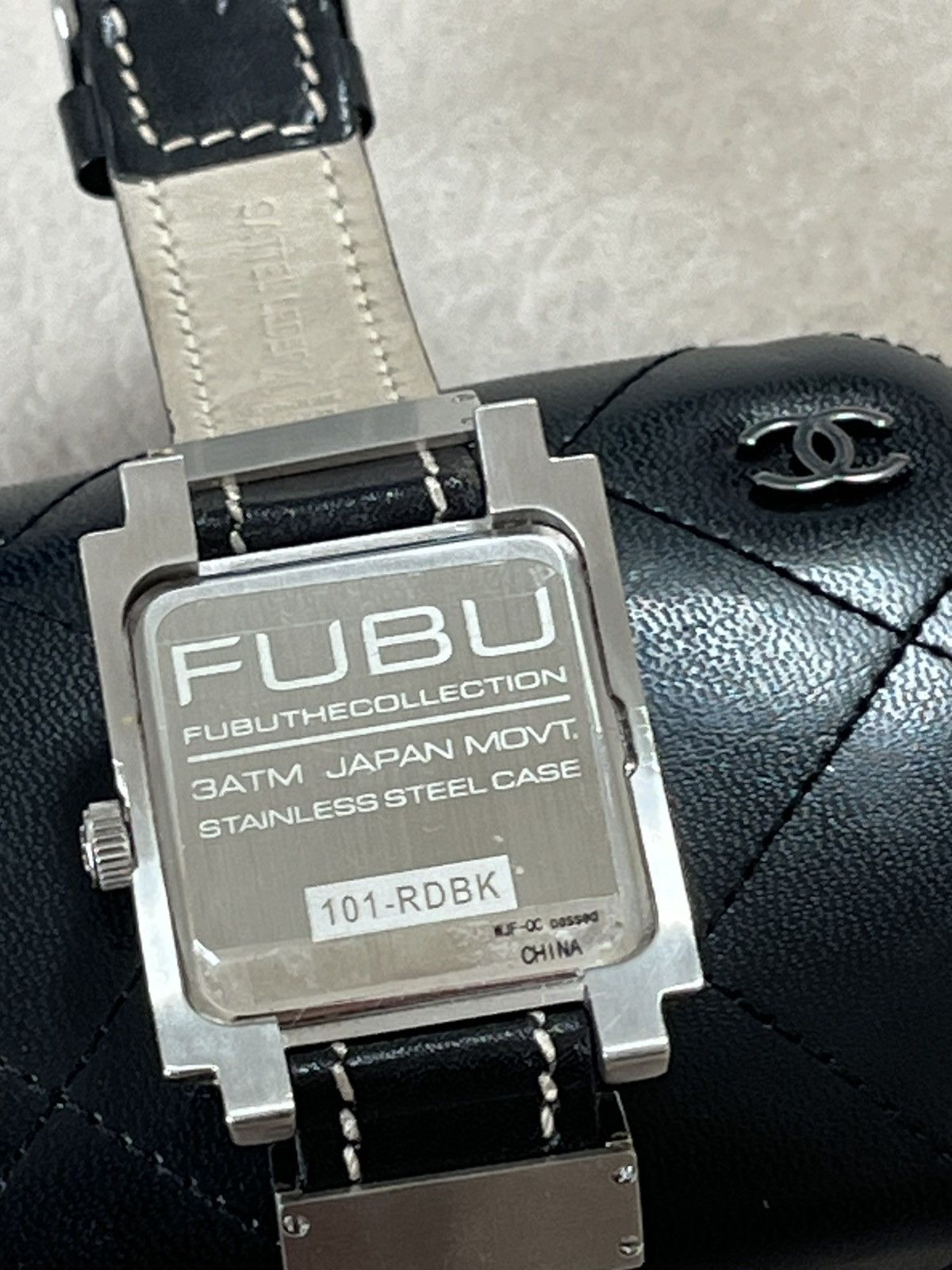Fubu Vintage Y2K Fubu Tank Watch Pristine Metallic Silver triax Size 38 - 6 Thumbnail