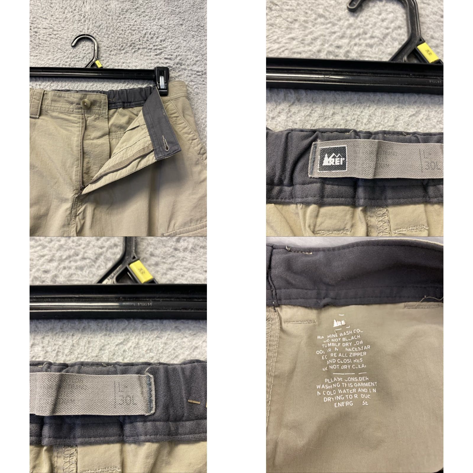 Vintage REI Pants Mens 30x32 Dark Ginger Hiking /0014 Cargo Pocket Straight Leg Regular 32x32 Rain Pants Mens Size US 30 / EU 46 - 8 Thumbnail