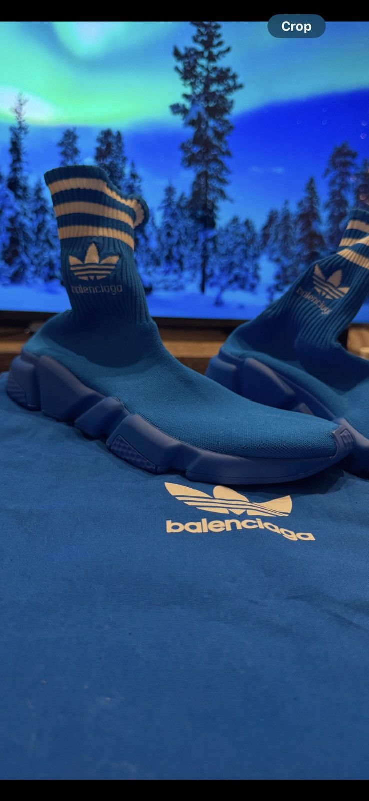 Balenciaga Balenciaga x Adidas speed trainer Size US 9 / EU 42 - 7 Thumbnail