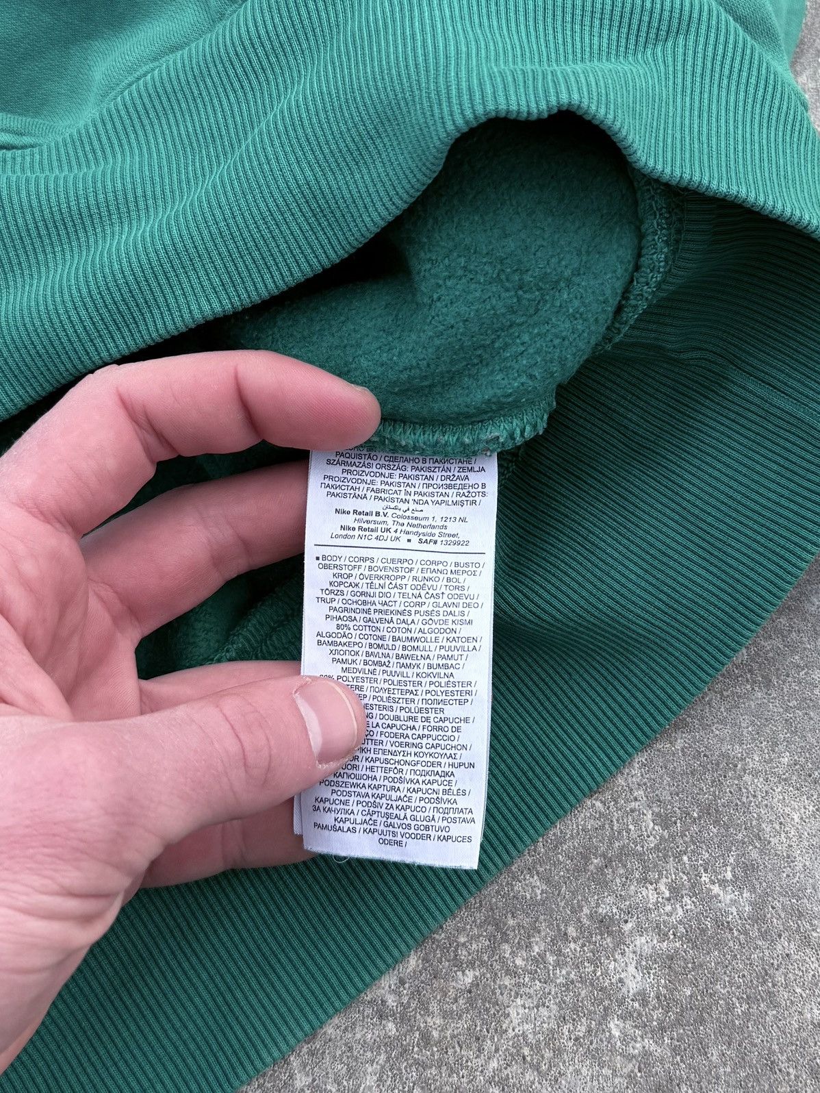 Other Vintage Nike y2k avant-garde streetwear oversize hoodie Size US S / EU 44-46 / 1 - 9 Thumbnail