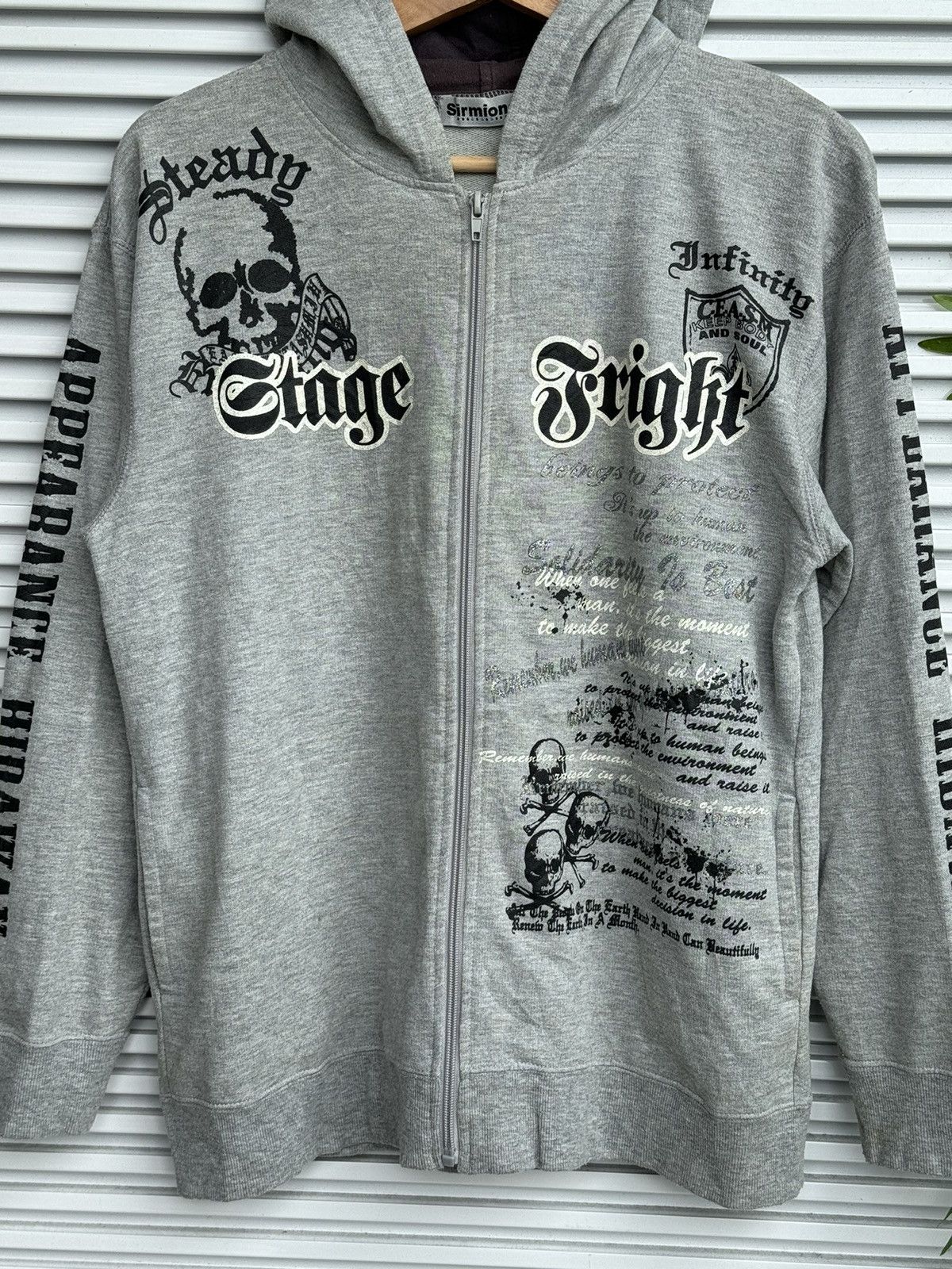 Japanese Brand Vintage Sirmione Skulls Hoodies / Travis Goa Scott Size US S / EU 44-46 / 1 - 2 Thumbnail