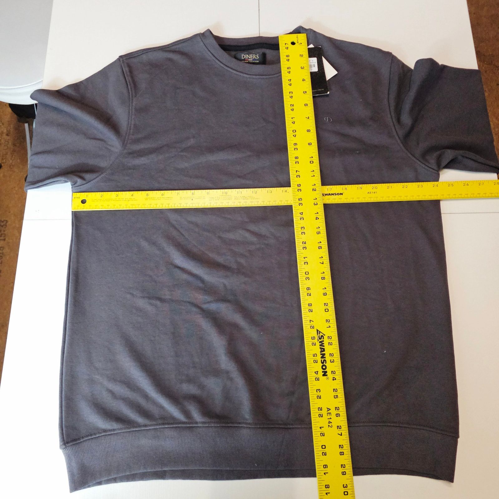 Other Diners Charcoal Gray Premium Cotton Pullover Sweatshirt 2XL Size US XL / EU 56 / 4 - 8 Thumbnail