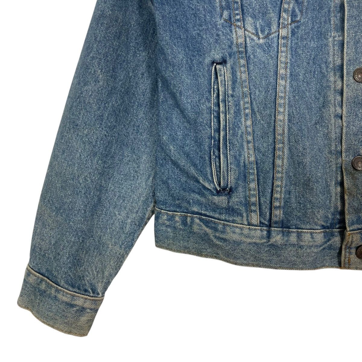 Levi's Vintage 90s Levis Denim Jacket Trucker Jacket Up Levis Brand Size S / US 4 / IT 40 - 5 Thumbnail