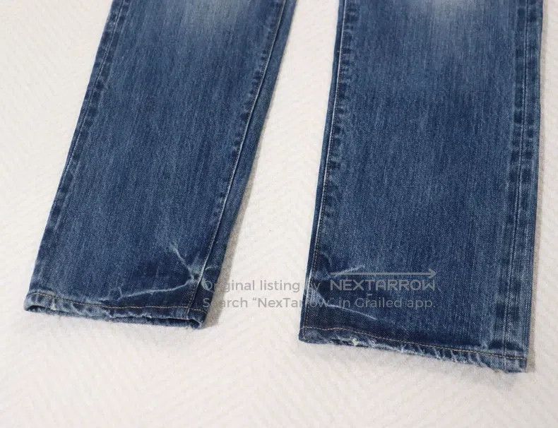 Neighborhood Neighborhood size L 17aw Savage Washed Denim Jeans King of Size US 27 - 8 Thumbnail