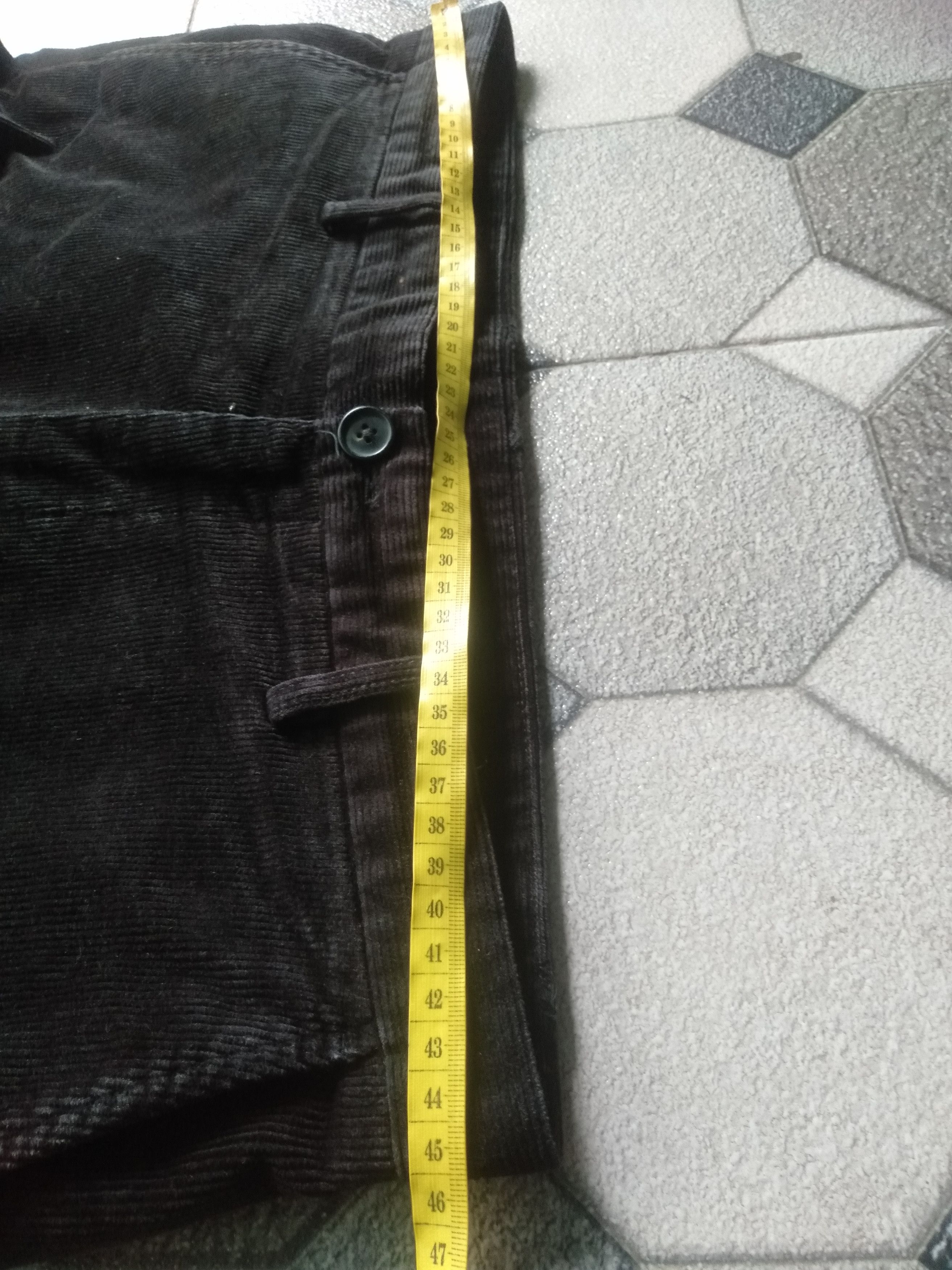 Issey Miyake Musinsa Standard Faded Black Corduroy Jeans Size US 34 / EU 50 - 8 Thumbnail