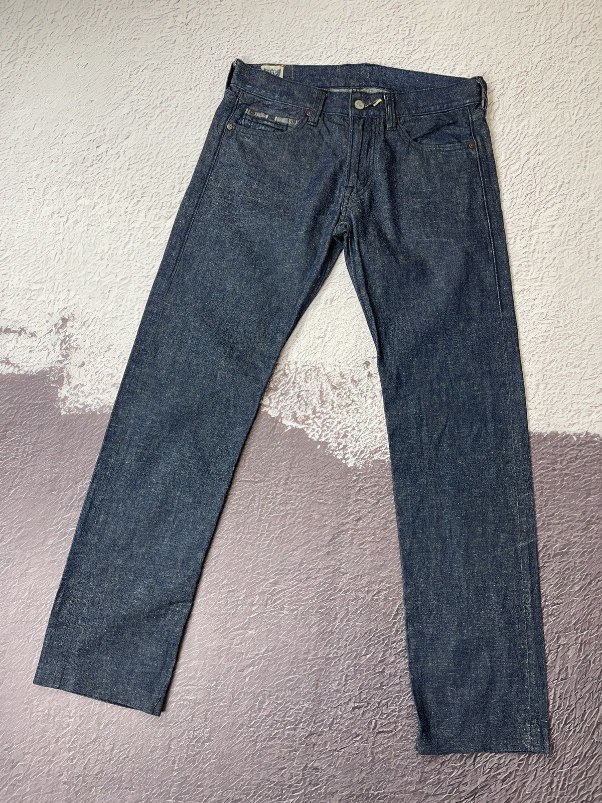 Handmade HTC Hollywood Trading Company cotton hemp selvedge denim Size US 31 - 2 Thumbnail