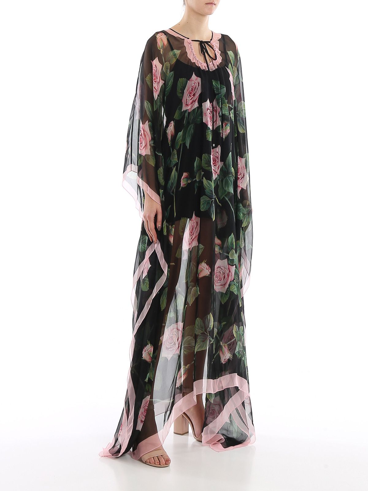 Dolce & Gabbana o1y0825 Maxi Dress in Multicolor Size XS / US 0-2 / IT 36-38 - 4 Thumbnail
