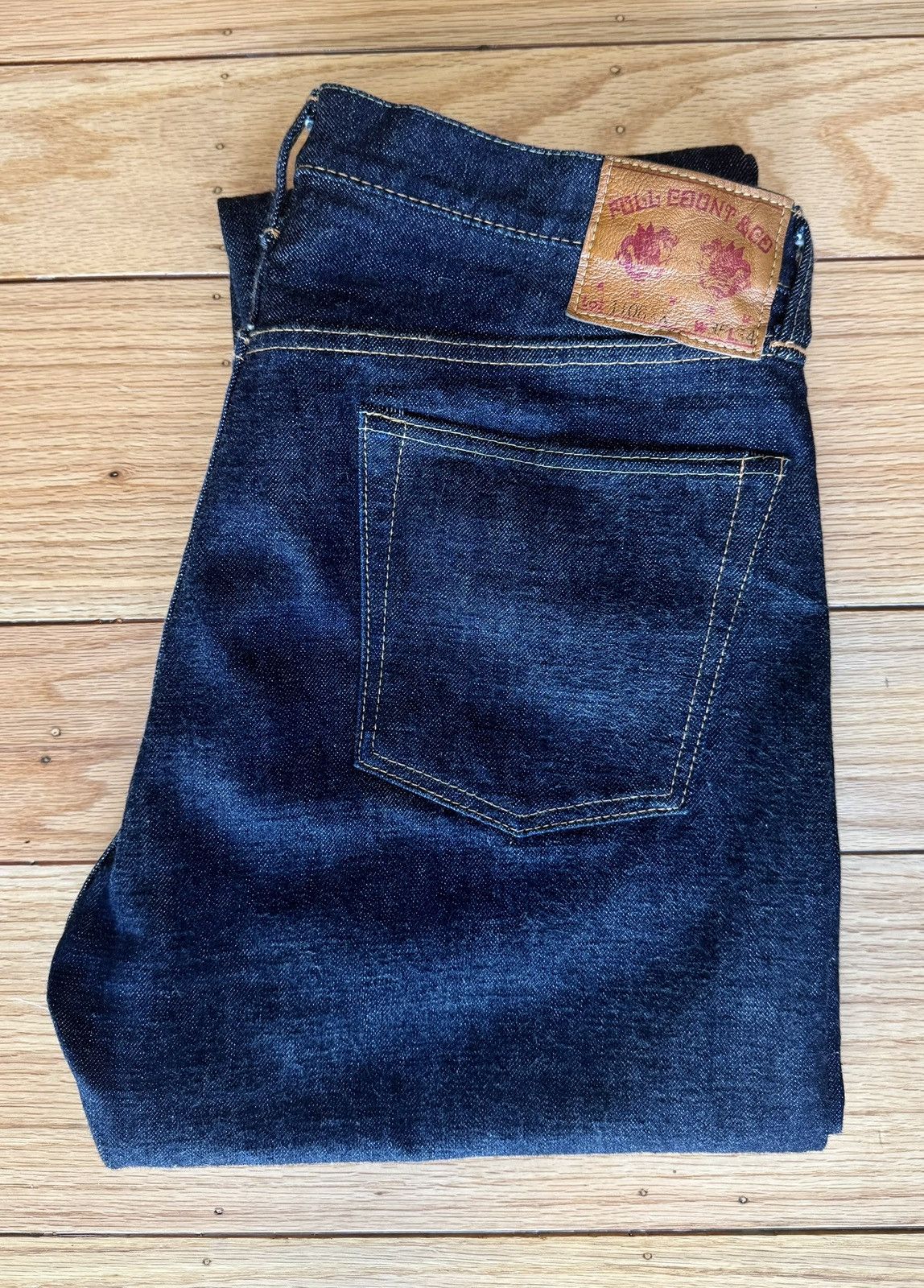 Full Count & Co. Fullcount 1108 Japanese Selvedge Denim Jeans Sz 35 (Fits 34) Size US 34 / EU 50 - 1 Thumbnail