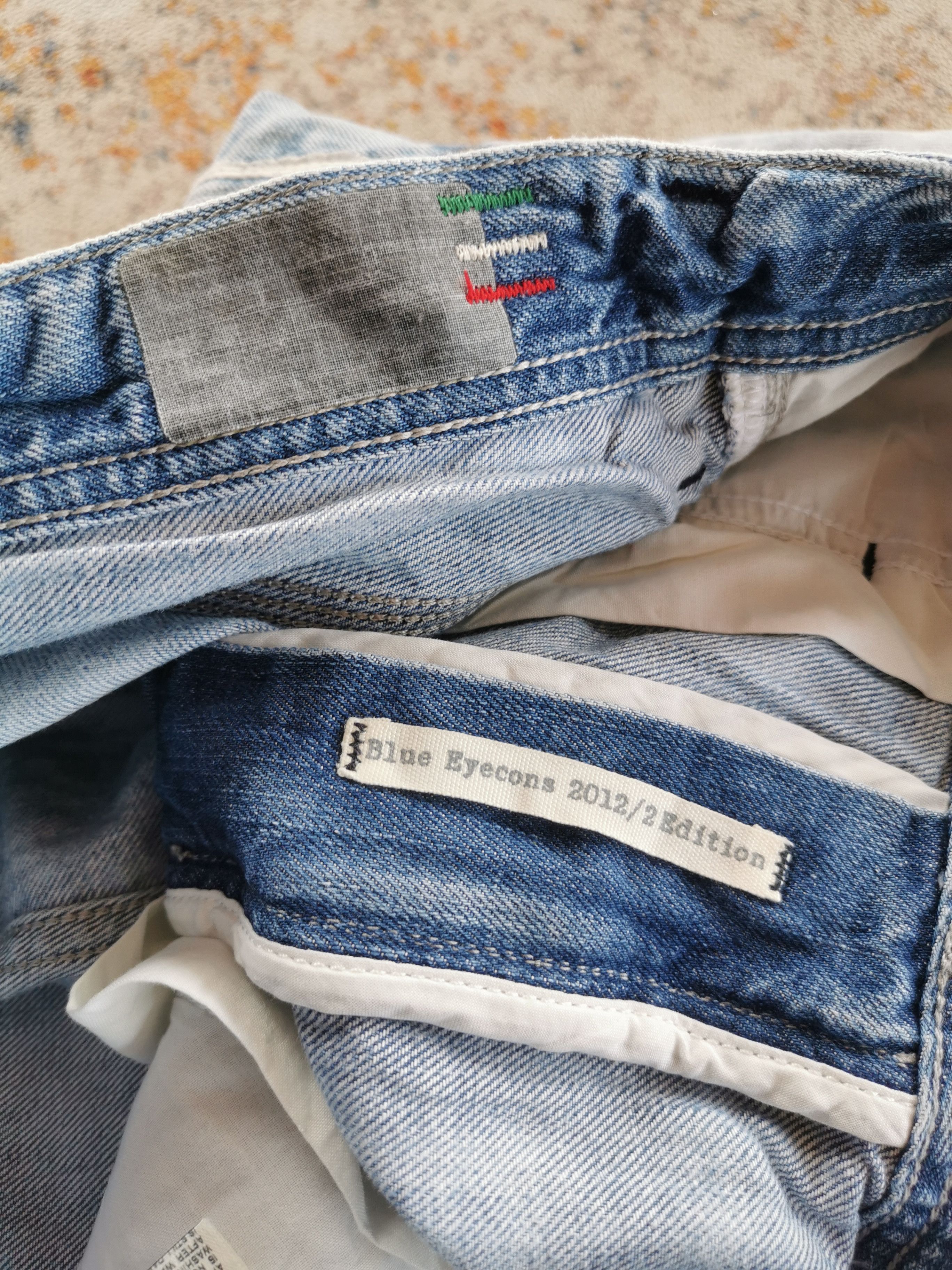 Diesel Diesel Blue Eyecons 2012/2 Edition Slim Straight- Y154 Size US 30 / EU 46 - 6 Thumbnail