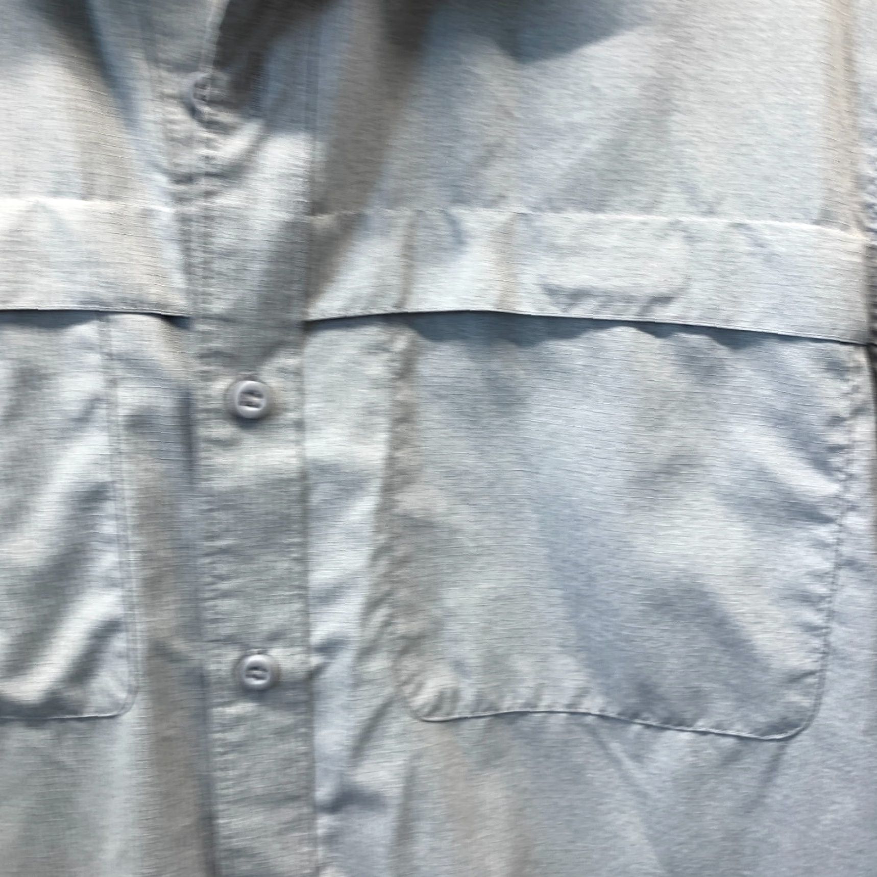 Wrangler Wrangler Shirt Mens Medium Gray Outdoors Vented Button Up Nylon Polyester Size US M / EU 48-50 / 2 - 4 Thumbnail