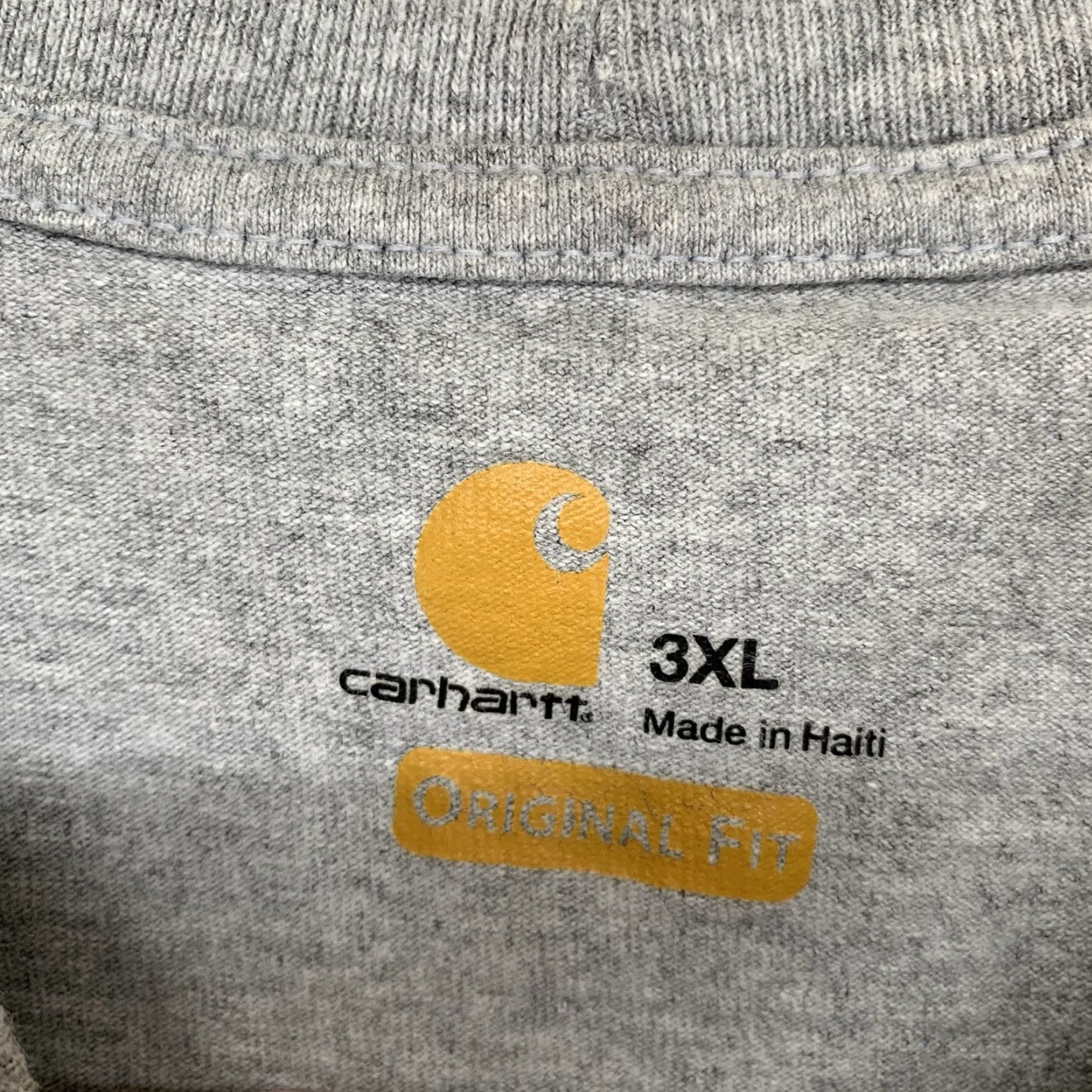 Carhartt Carhartt T-Shirt Men 3XL Gray Short Sleeve Crew Neck Workwear Logo Pocket All Seasons Size US XXL / EU 58 / 5 - 4 Thumbnail