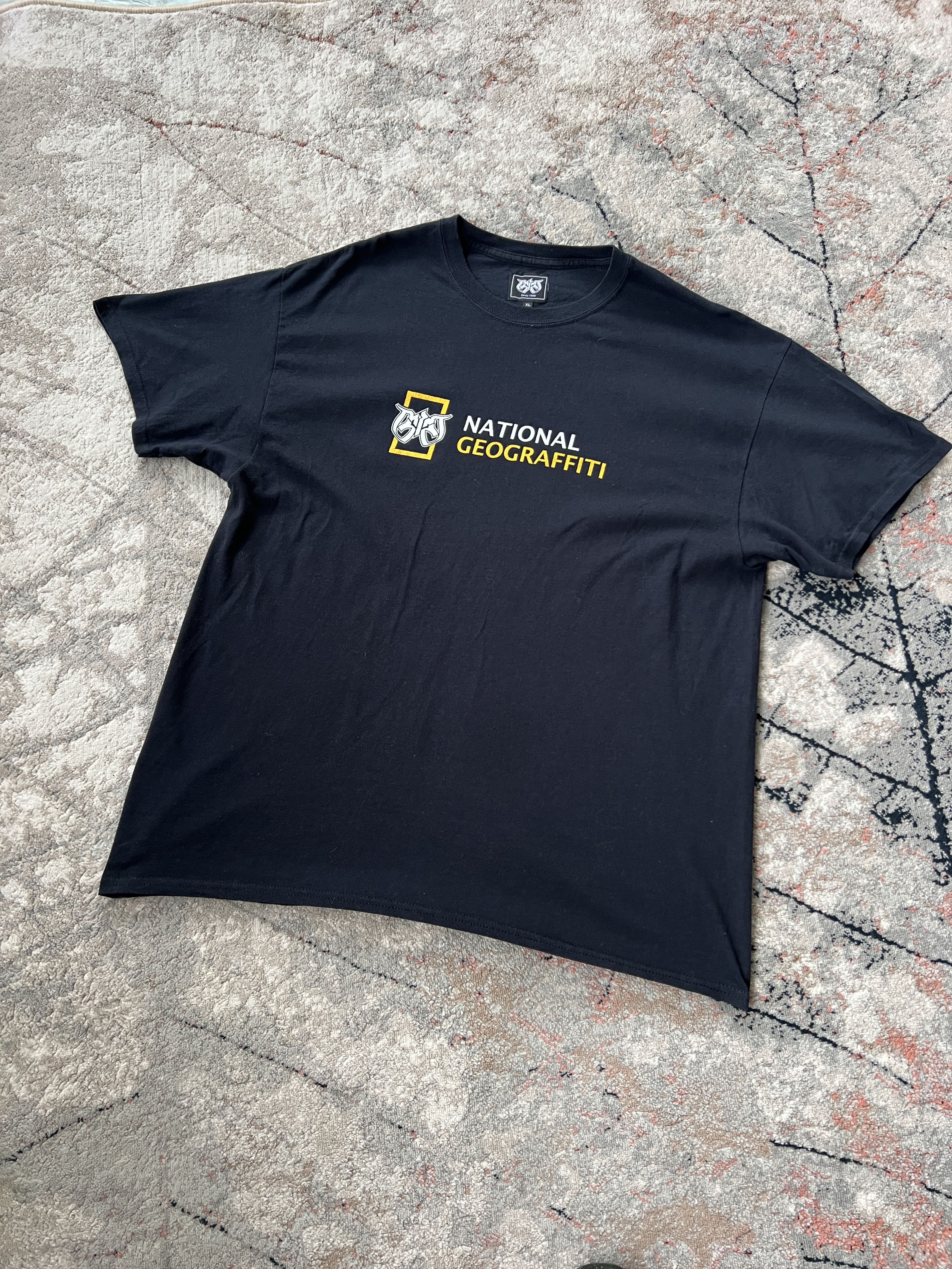 Vintage National Geograffiti Vintage Tee Size US XL / EU 56 / 4 - 1 Thumbnail
