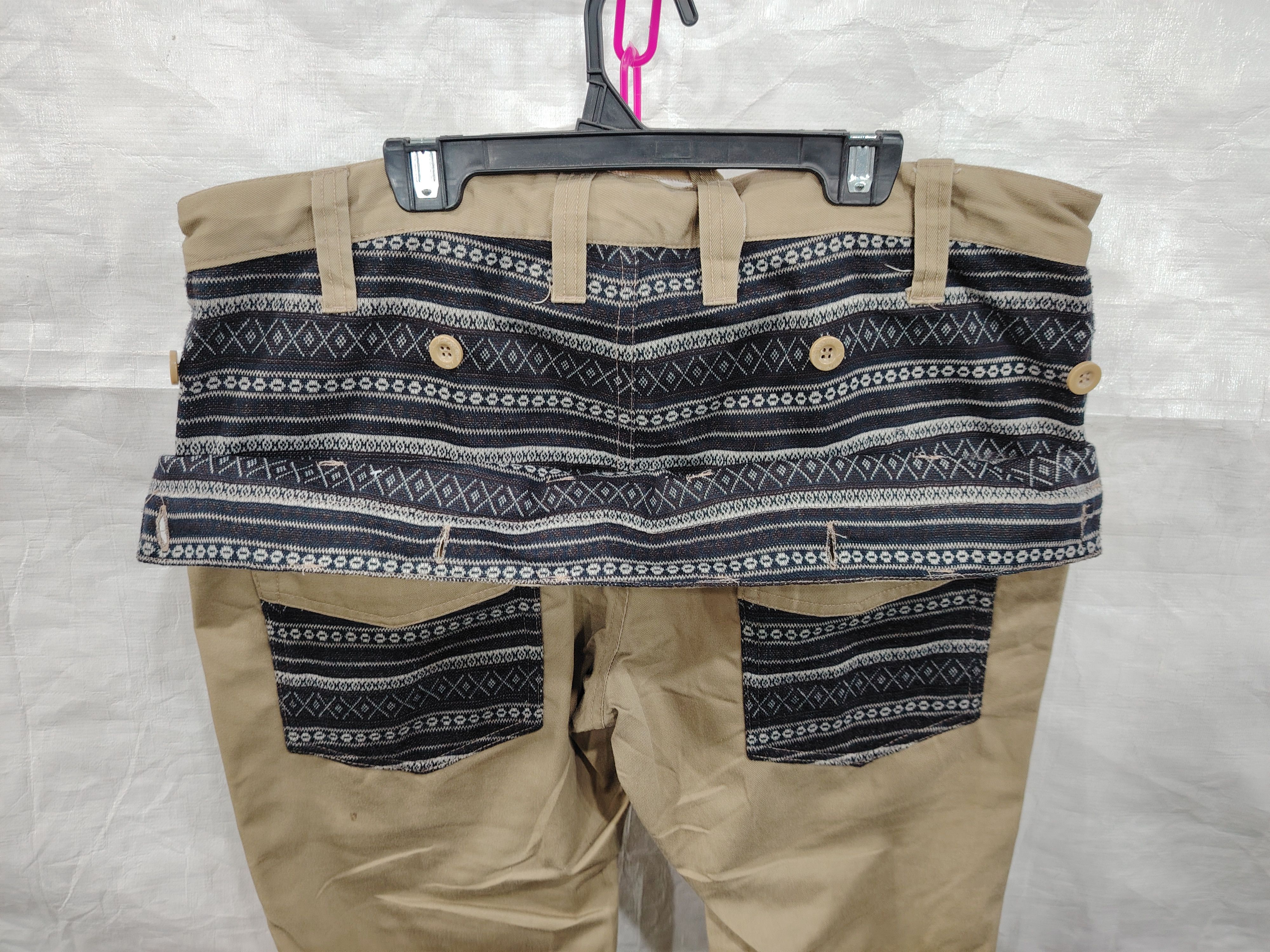 Japanese Brand VINTAGE JAPANESE DOUBLE WAIST CARGO PANTS Size US 36 / EU 52 - 5 Thumbnail
