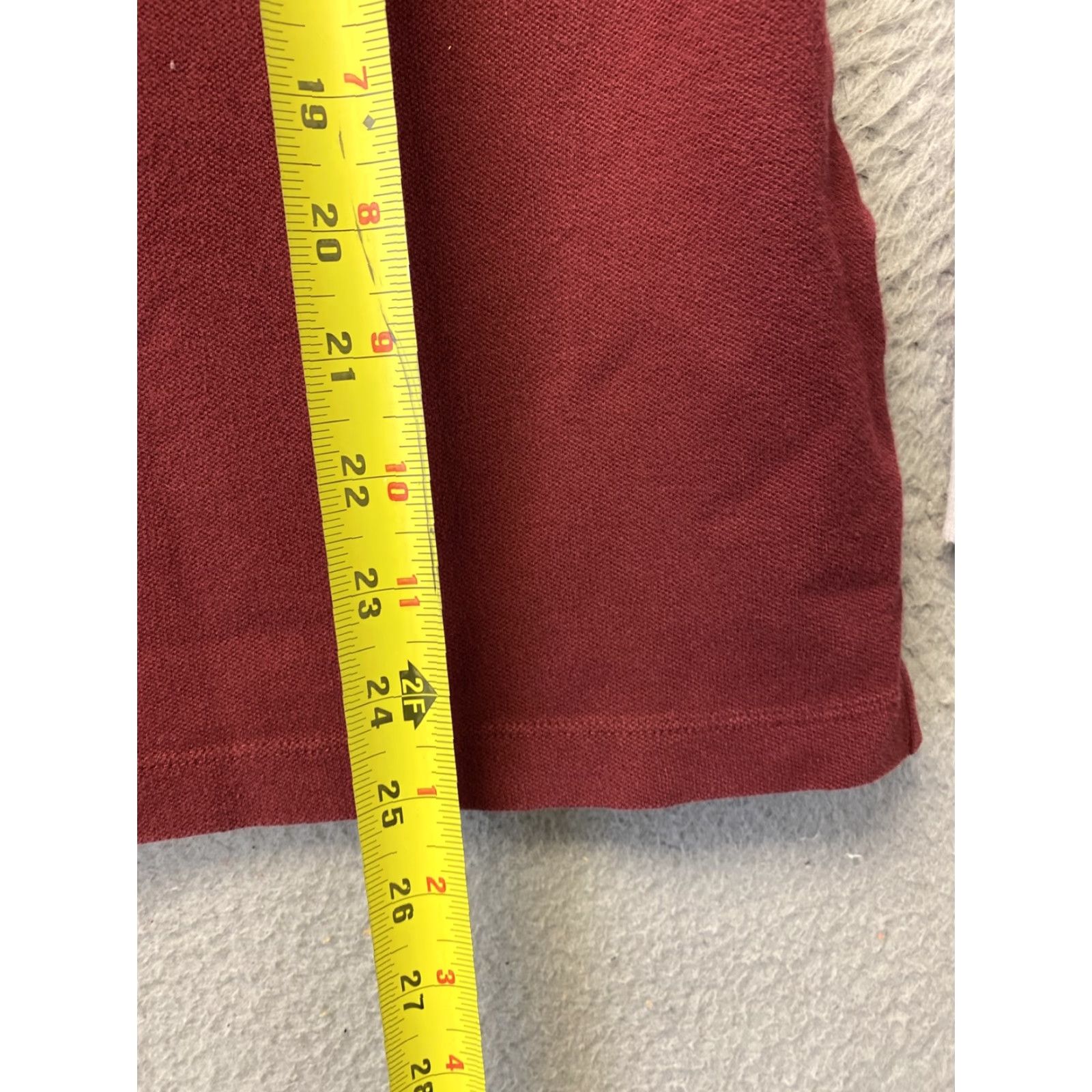 Lands' End VINTAGE? No. Lands' End Polo Shirt Women Regular Size S (Maroon) - Polo, Short Sleeve, Button-Front, Logo, Casual Top Size S / US 4 / IT 40 - 5 Thumbnail