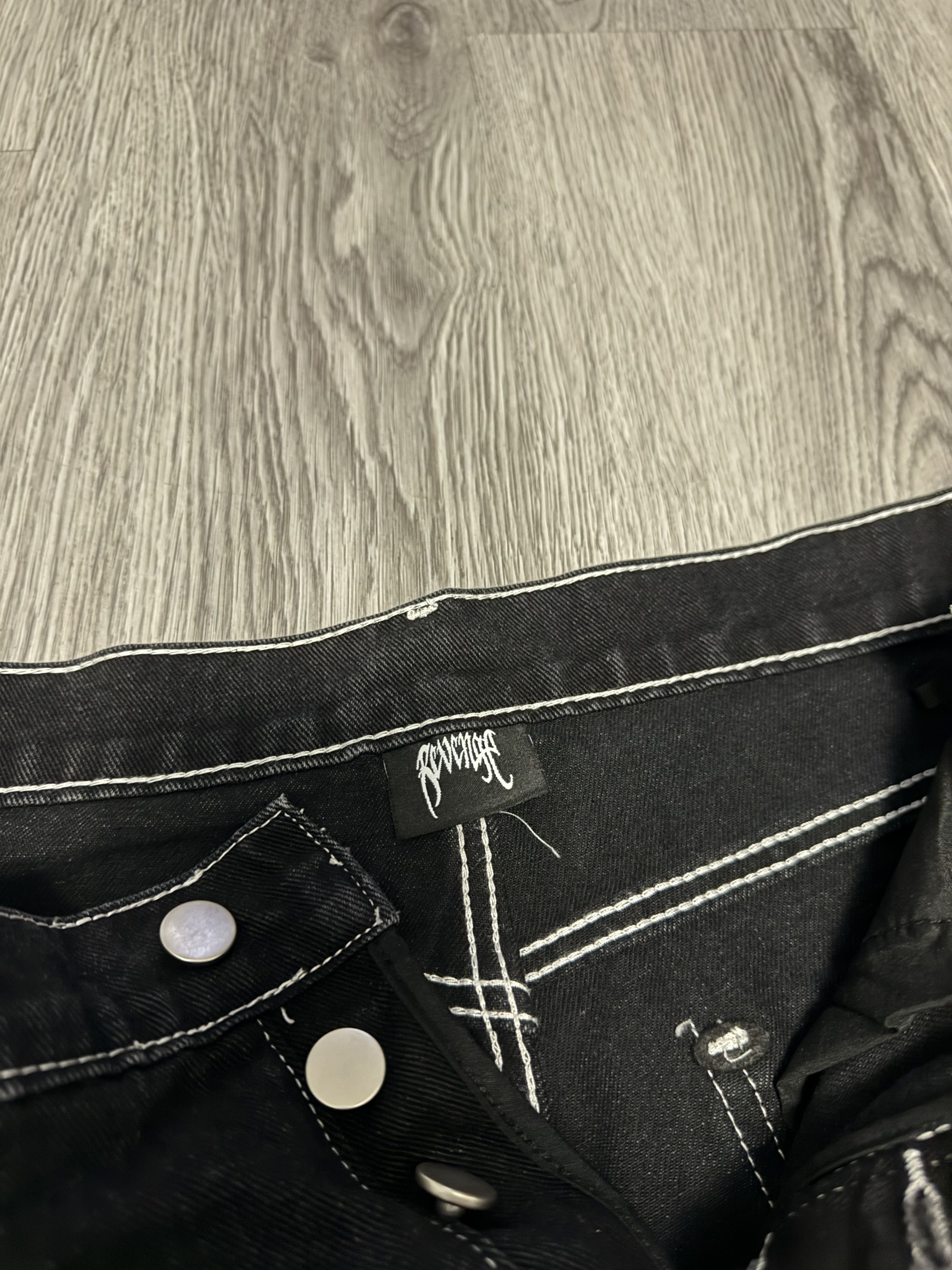 Revenge Revenge Jeans Denim - Embroided Size US 30 / EU 46 - 4 Thumbnail