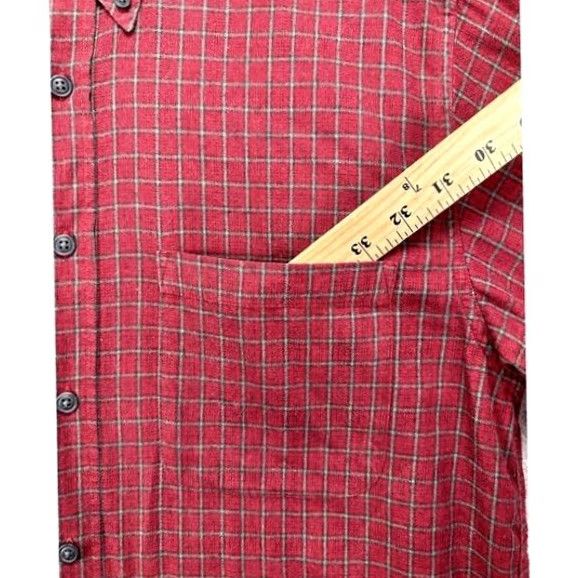 Eddie Bauer VINTAGE Eddie Bauer Shirt Mens Small Red Multi Tartan Plaid Flannel Button-Down Size US S / EU 44-46 / 1 - 5 Thumbnail