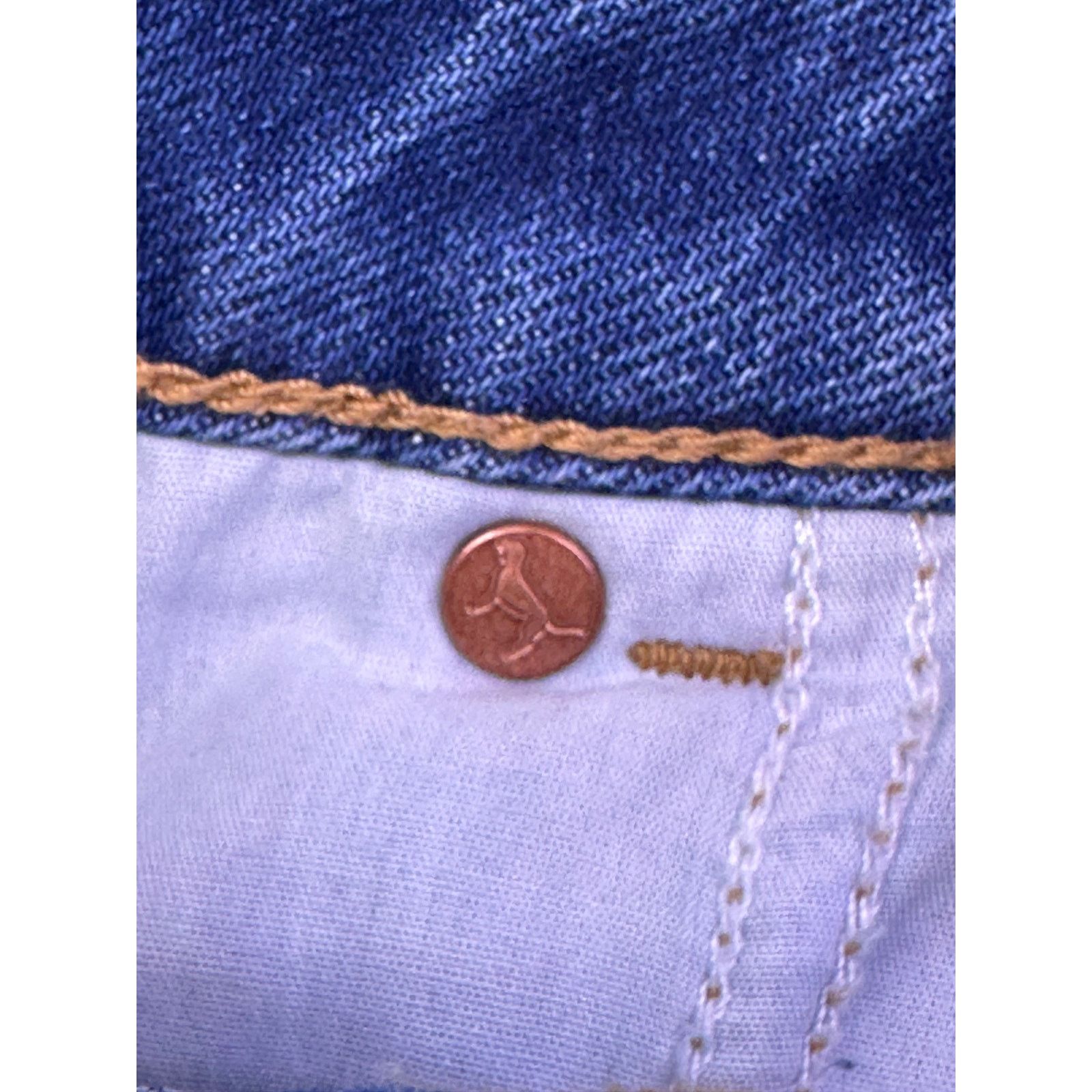 Victoria's Secret VS Pink Blue Demin Jeans Wide Leg Size 10 Size 32" / US 10 / IT 46 - 10 Thumbnail