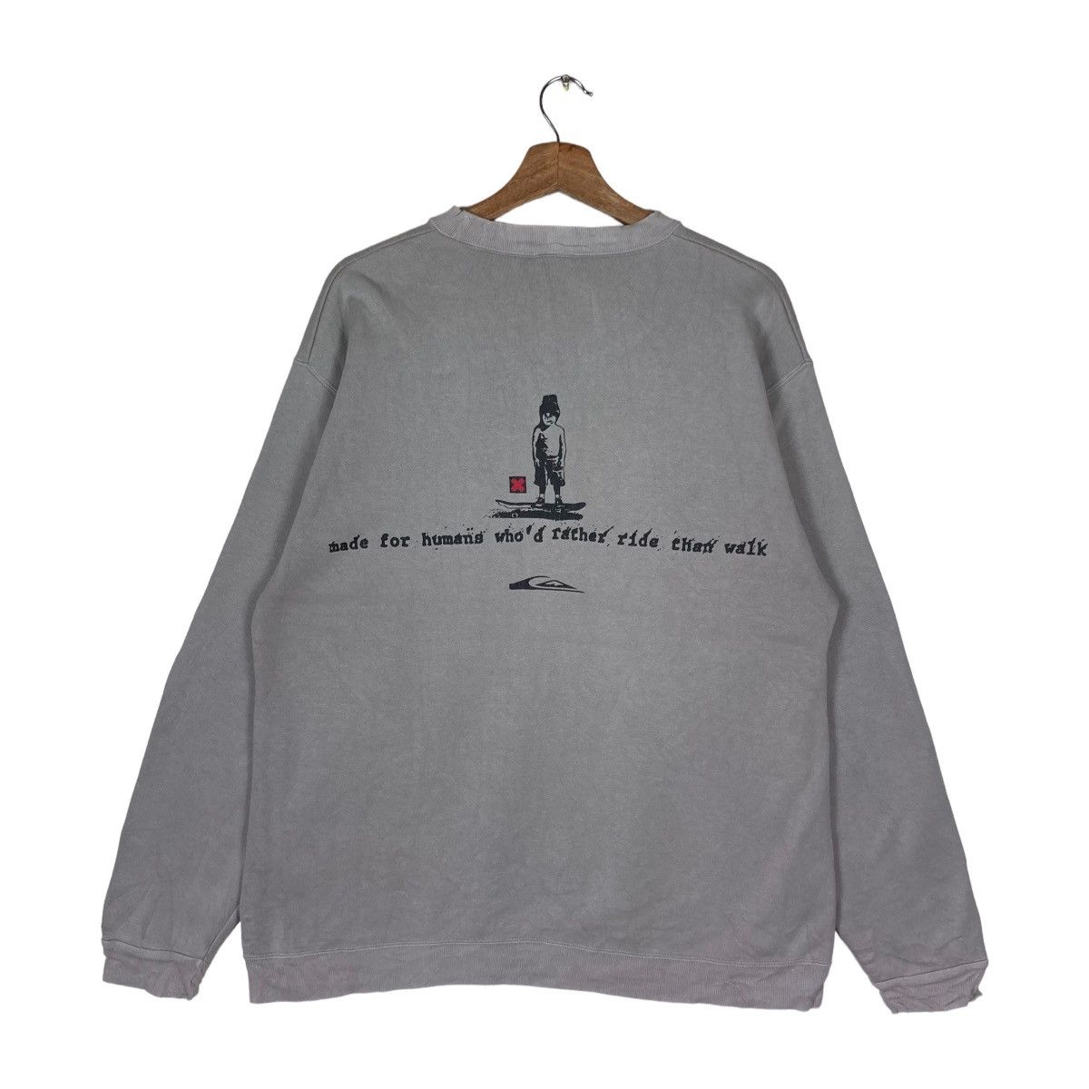Quiksilver Vintage Quiksilver Spell Out Pullover Jumper Sweatshirt Size US M / EU 48-50 / 2 - 5 Thumbnail