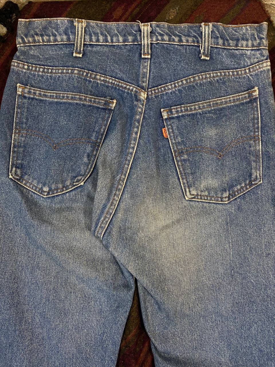 Levi's vintage levis 505-0217 orange tab denim nice design Size US 33 - 3 Thumbnail