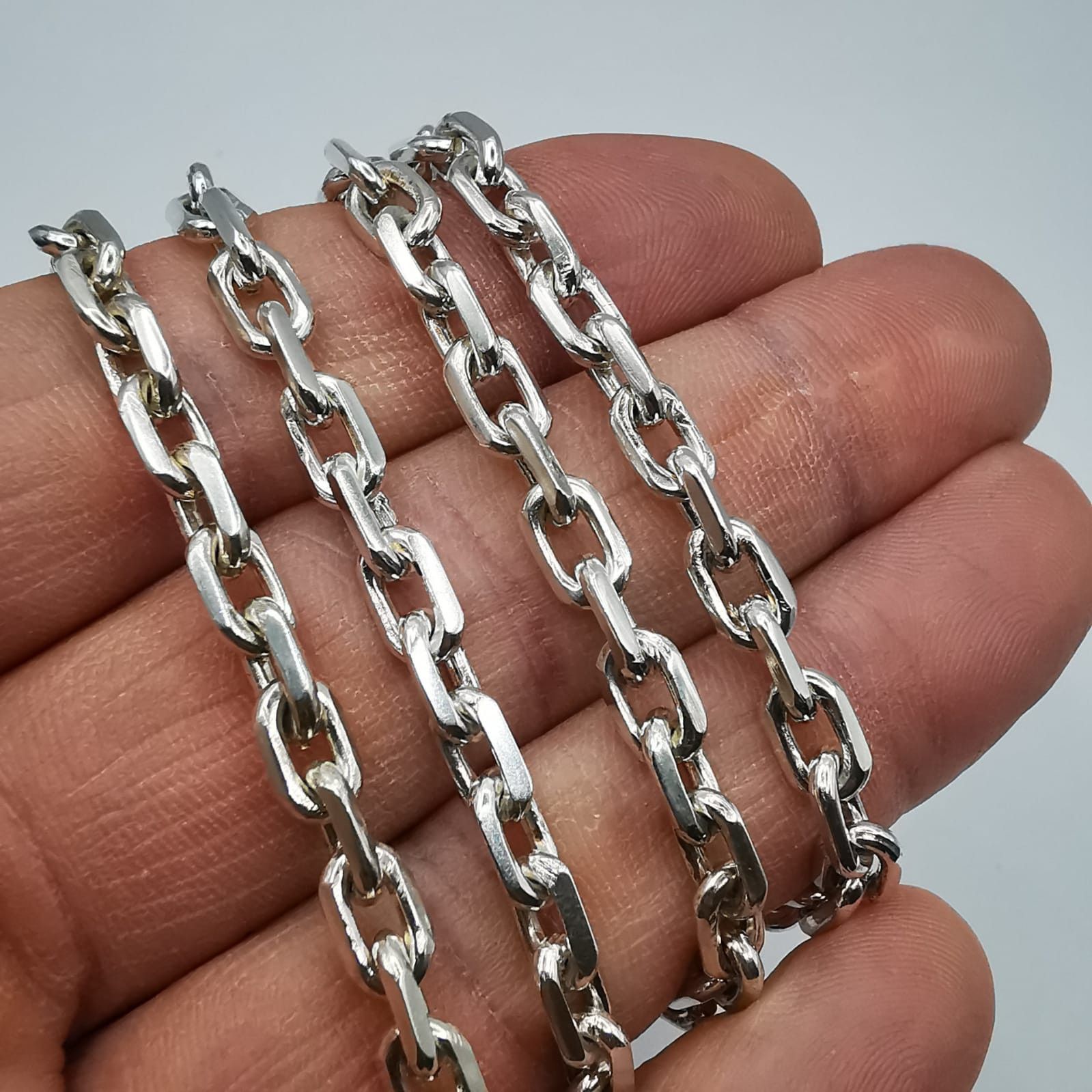 Sterling Silver Vintage Beautiful Jewelry Chain,925 Sterling Silver 46,64g Size ONE SIZE - 1 Thumbnail