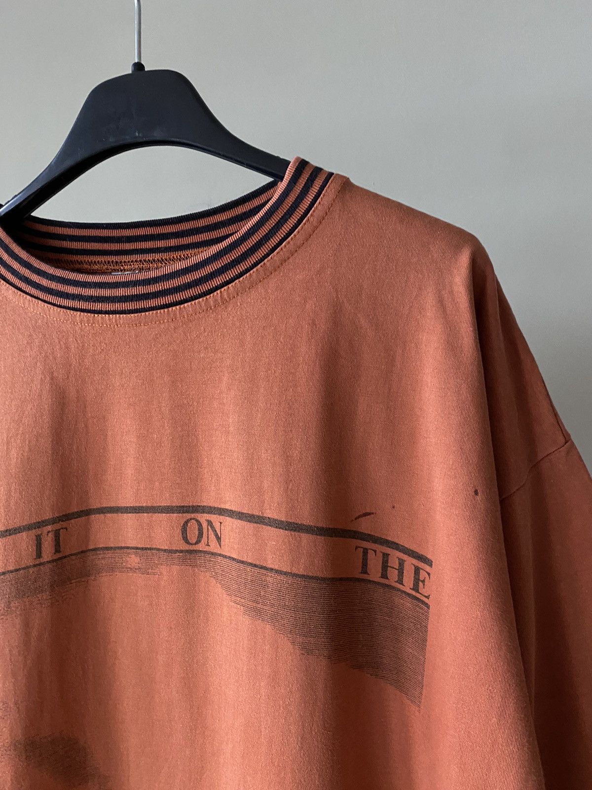 Sun Surf 80’s Crazy Vintage Surf T shirt Put It On The Rail rare Size US L / EU 52-54 / 3 - 3 Thumbnail