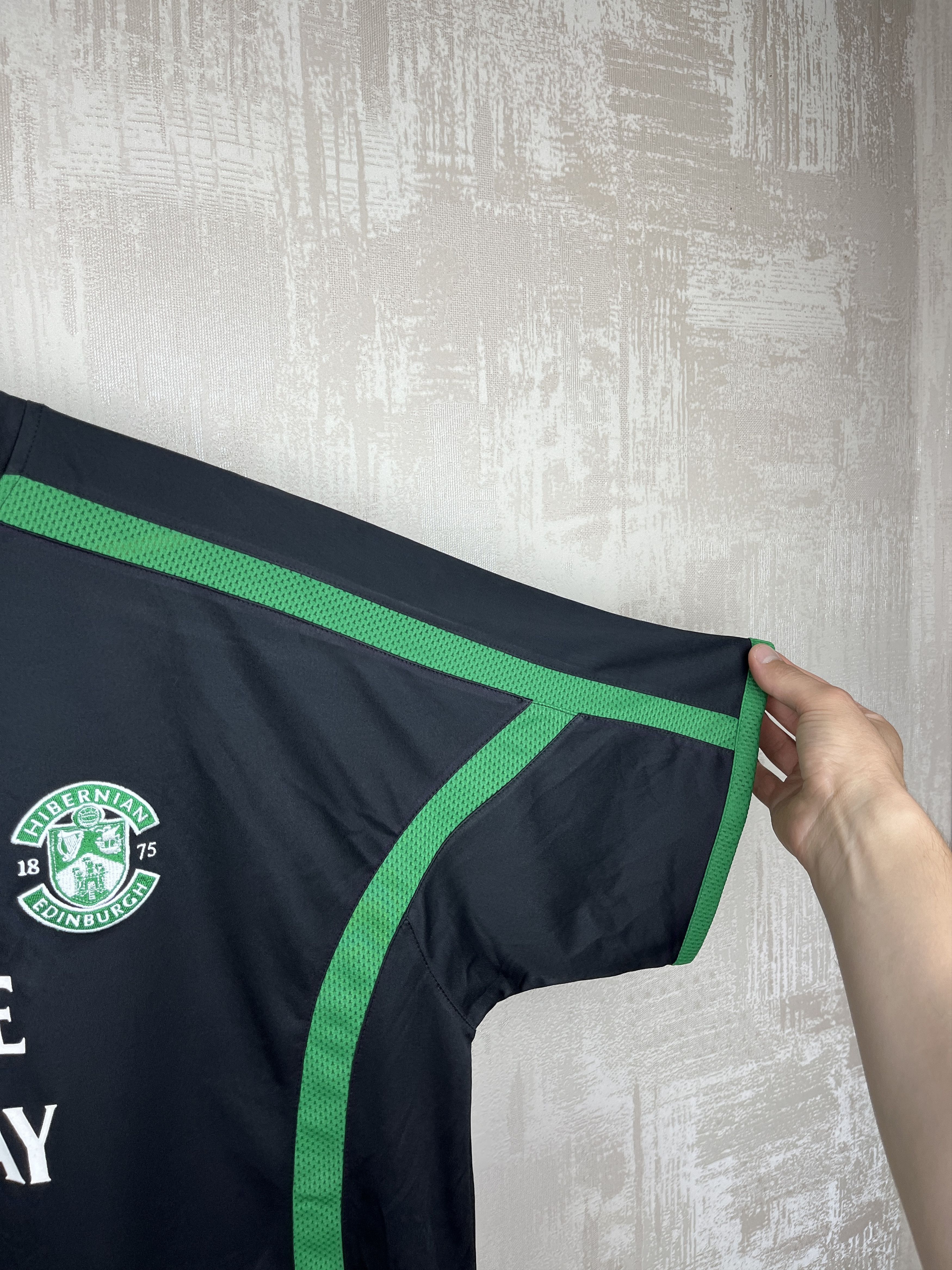 Le Coq Sportif Hibernian 2005 - 2006 Away Football Shirt Soccer Jersey Size US XXL / EU 58 / 5 - 11 Thumbnail