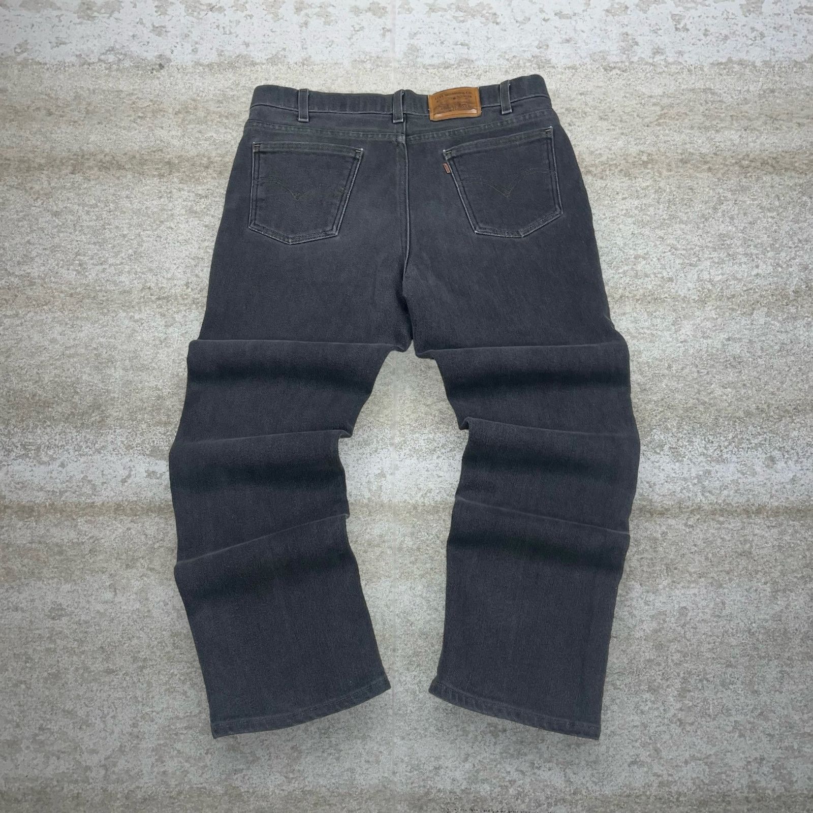 image of Crazy Vintage 90's Levis Action Jeans Relaxed Fit Dark Grey, Men's (Size 36)