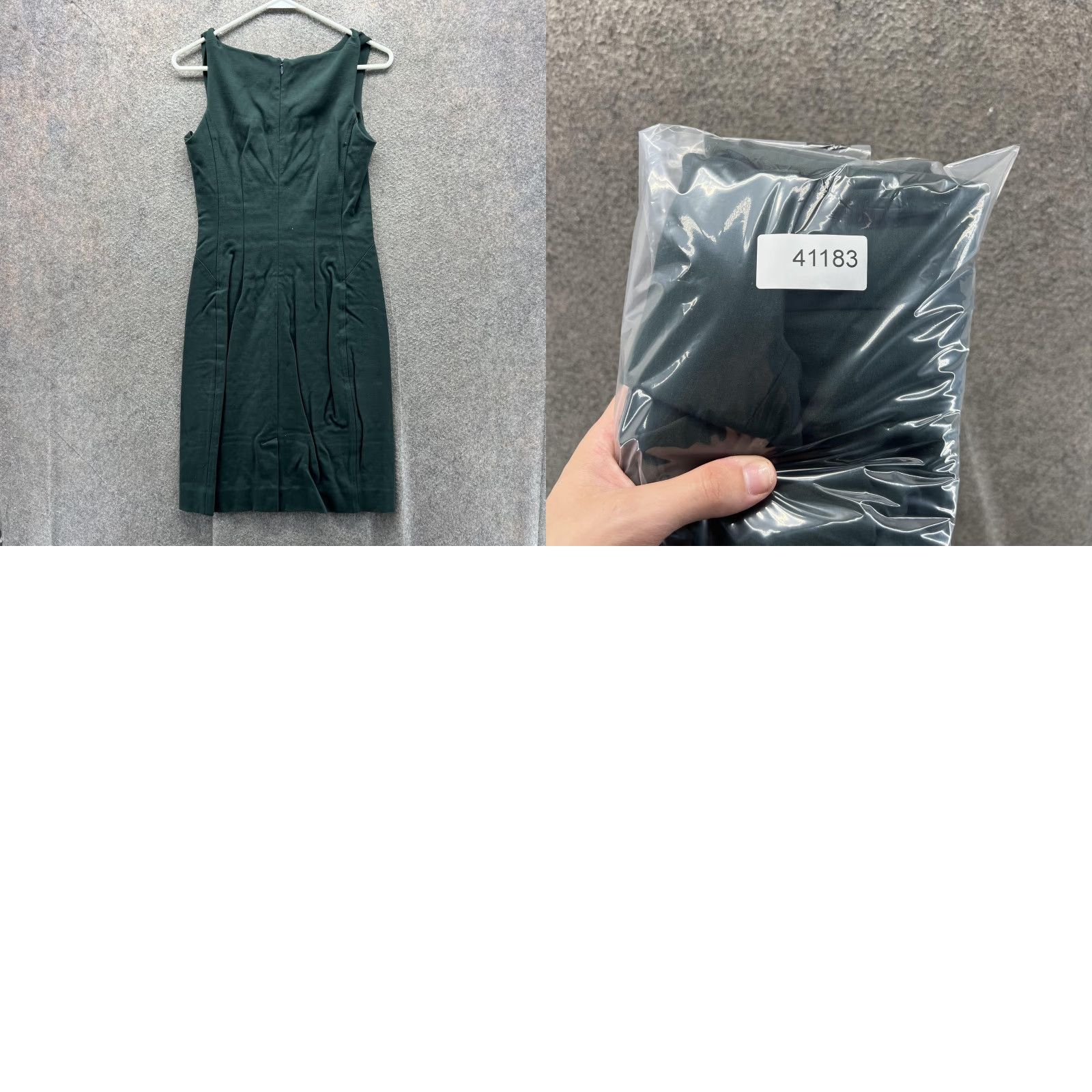 M.M.LaFleur MM.LaFleur Dress Womens 8 Green Sleeveless Boat Neck Sheath Knee Length Office Women Size M / US 6-8 / IT 42-44 - 8 Thumbnail