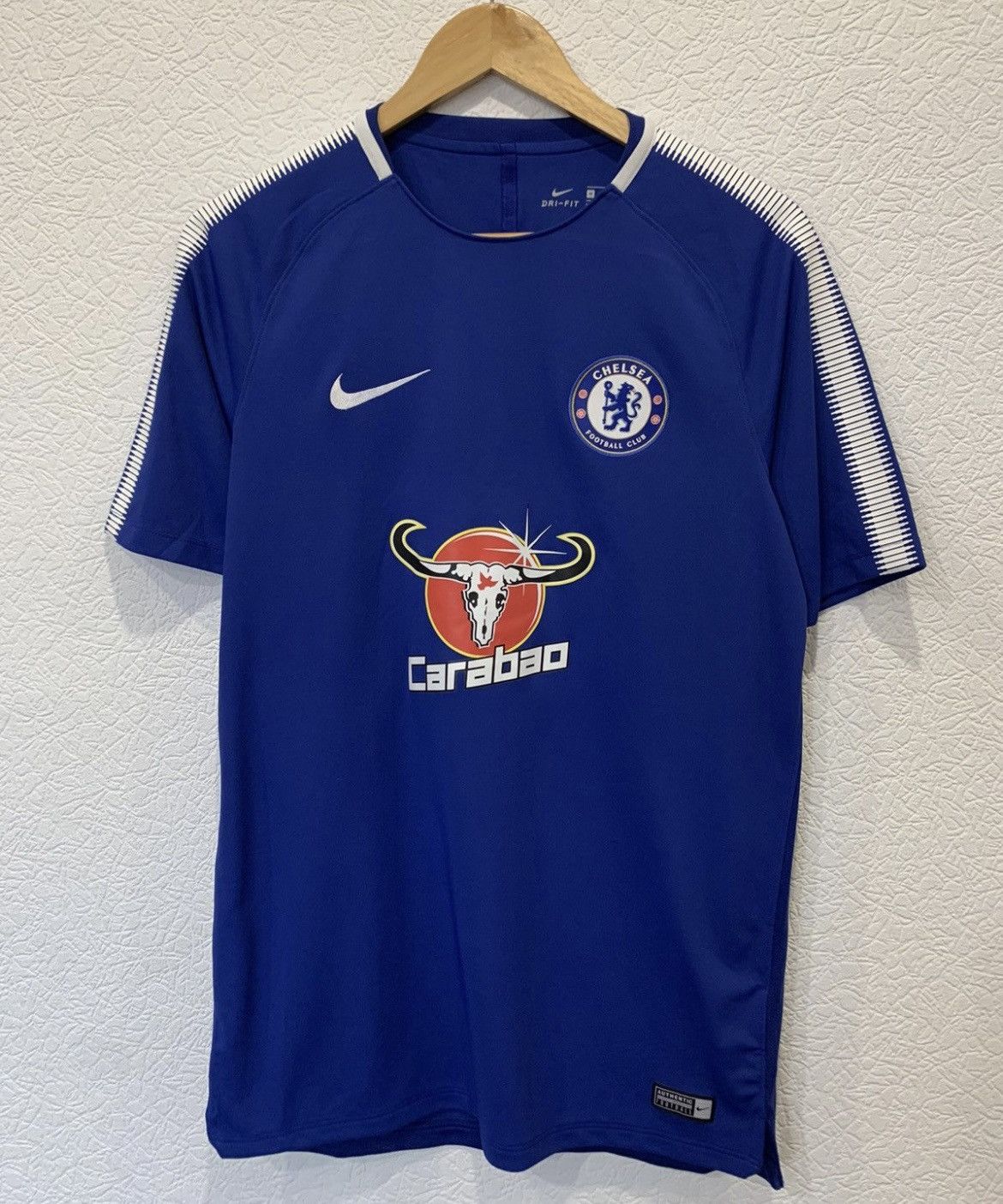 Nike CHELSEA NIKE CARABAO TRAINING SOCCER JERSEY FOOTBALL Size US M / EU 48-50 / 2 - 1 Thumbnail