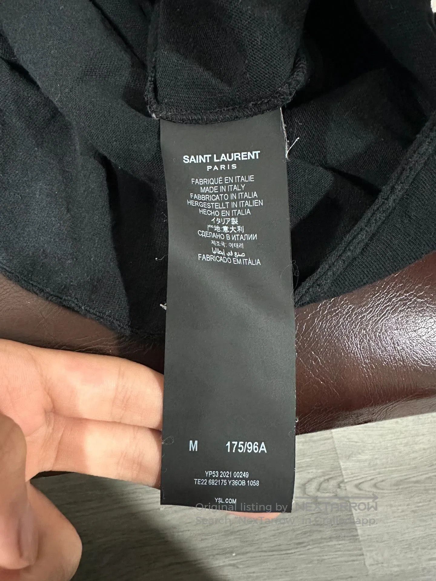 Saint Laurent Paris Saint Laurent 21SS Heart Distressed Print T. Size M / US 6-8 / IT 42-44 - 4 Thumbnail
