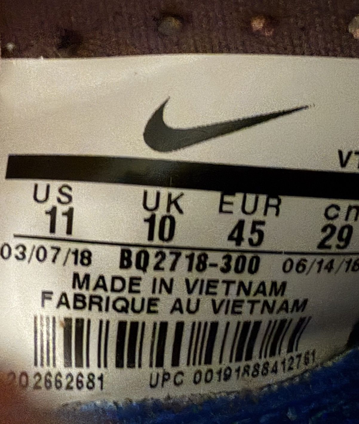 Nike × Undercover Nike x Undercover React Element 87 in Undercover Green Mist Size US 11 / EU 44 - 11 Thumbnail