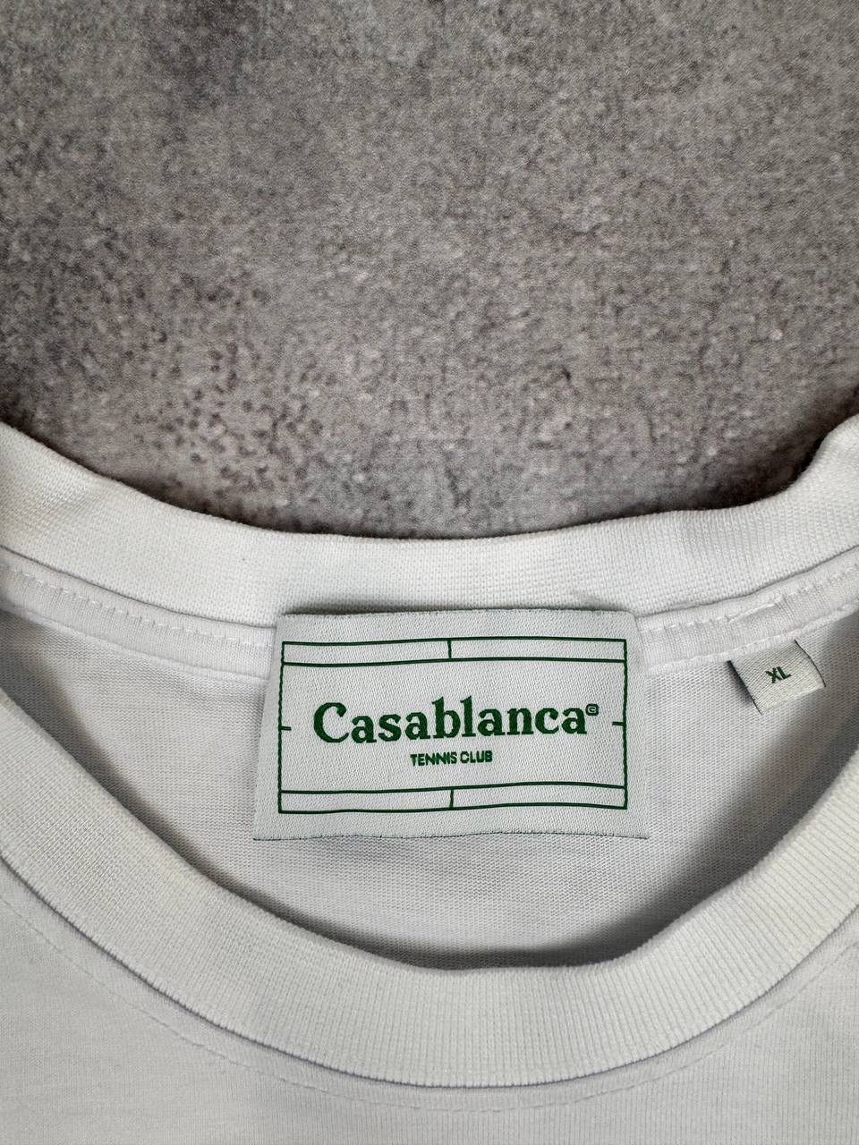Casablanca Casablanca Tennis Club Men T-Shirt White Size XL Size US XL / EU 56 / 4 - 5 Thumbnail