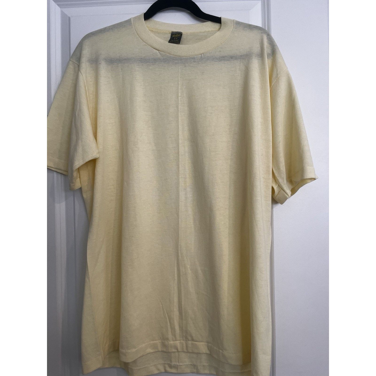 Jerzees Vintage Jerzees Single Stitch Blank T-Shirt Yellow XL Size US XL / EU 56 / 4 - 2 Thumbnail