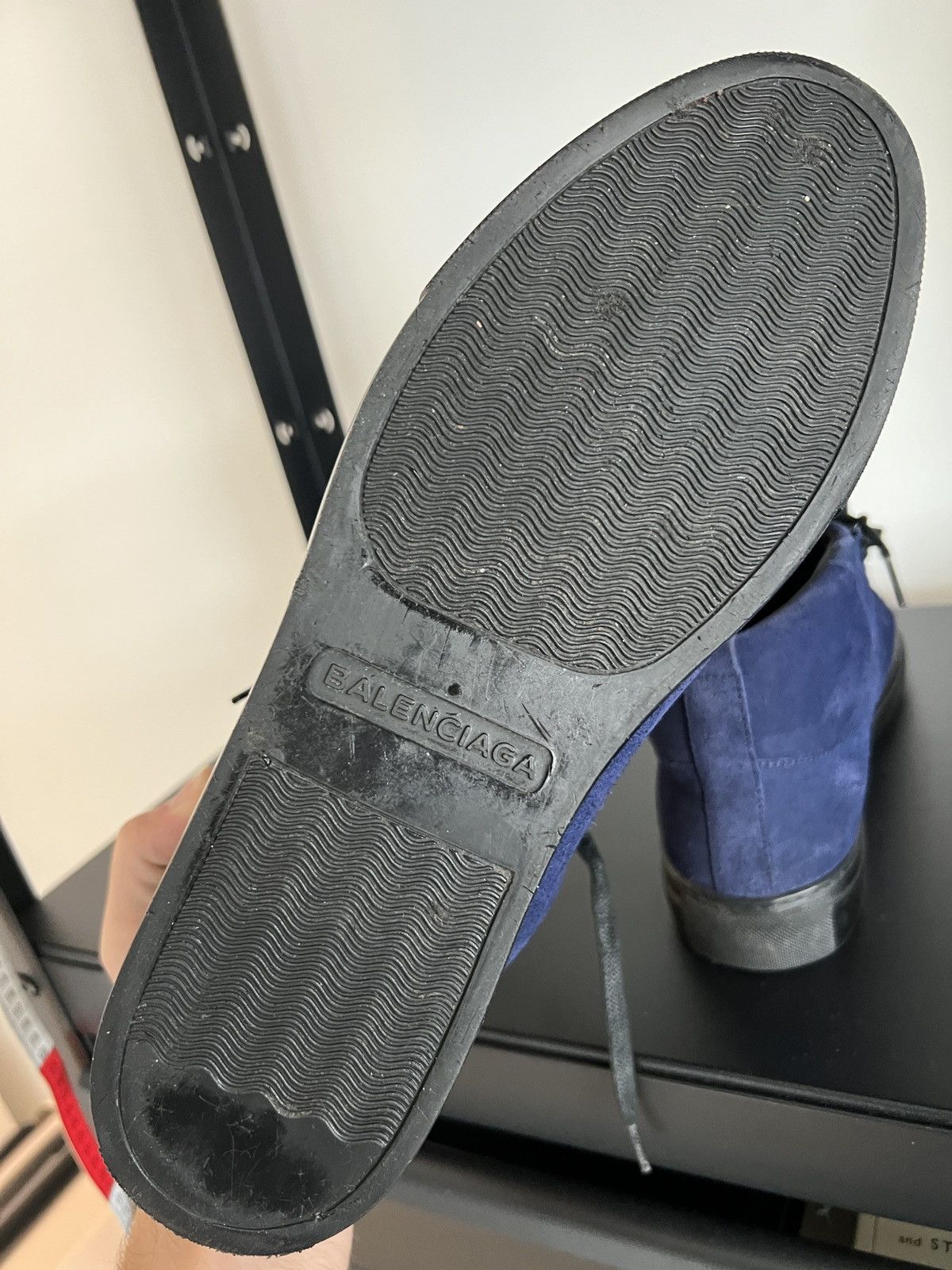 Balenciaga Balenciaga Arena Suede (Dark blue) Size US 10 / EU 43 - 7 Thumbnail